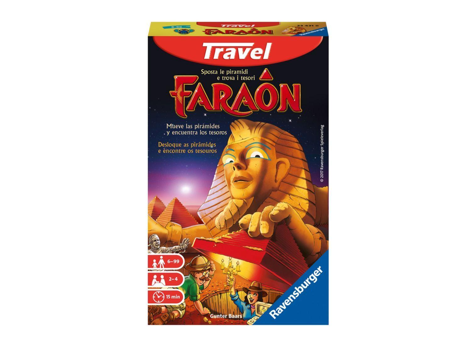 Ravensburger Juego Faraón edición de viaje Caramba-2