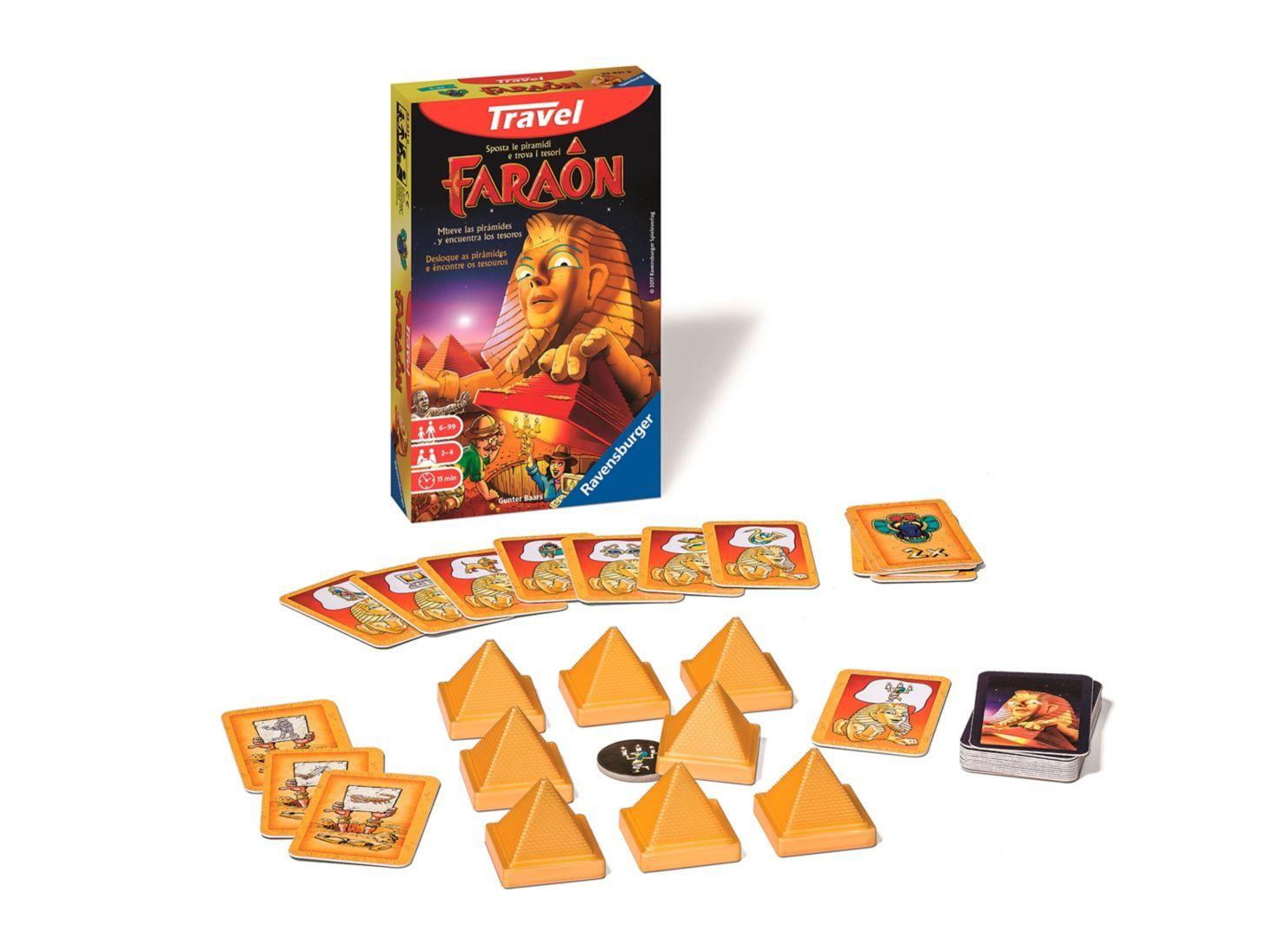 Ravensburger Juego Faraón edición de viaje Caramba-0