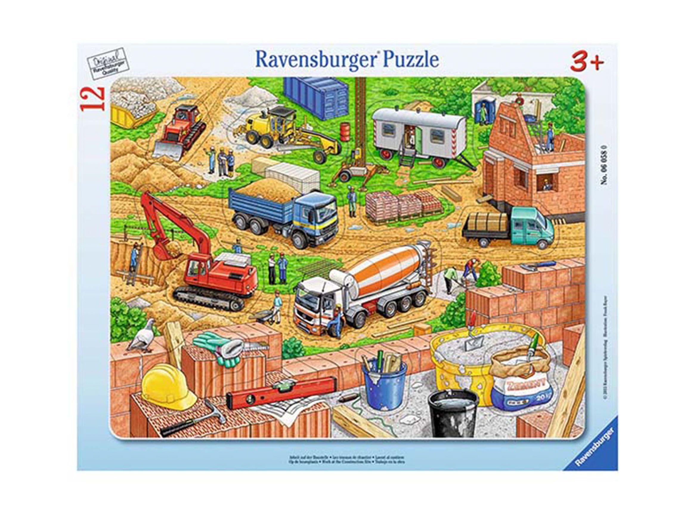 Ravensburger Puzzle enmarcado Zona de construcción Caramba-0