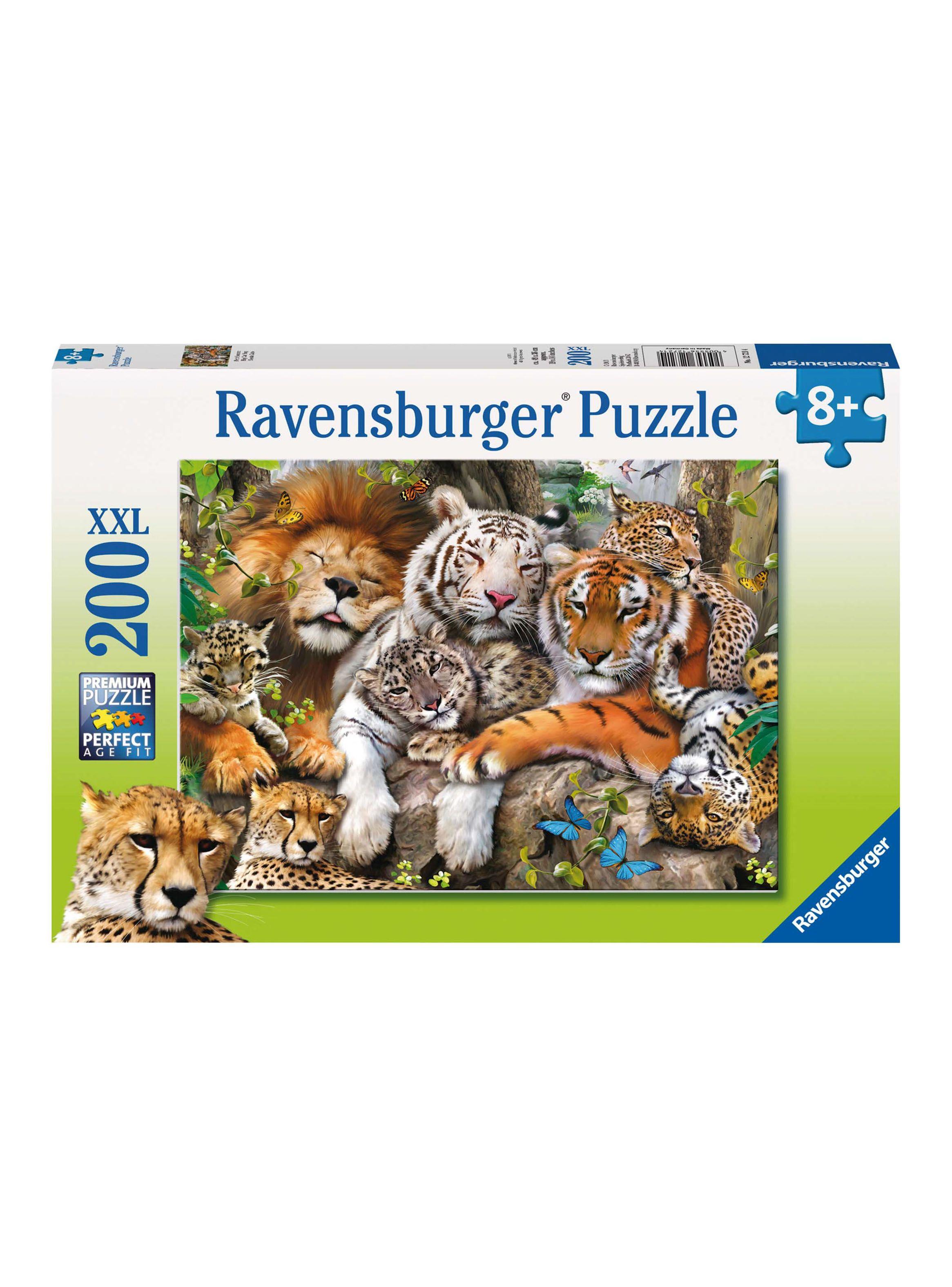 Puzzle XXL Siesta de felinos 200 Piezas Caramba-0