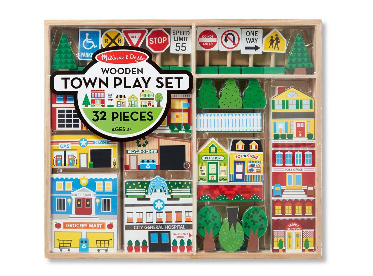 Melissa & Doug Set Accesorios y Figuras Ciudad Caramba-1