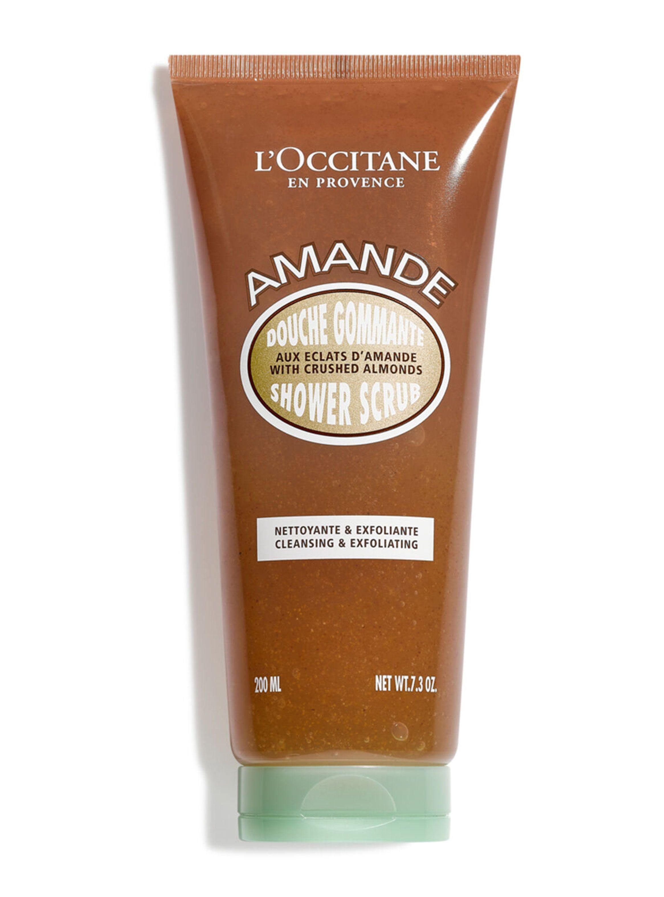 Gel L'Occitane de Ducha Exfoliante Limpiador Almendra 200 ml-0