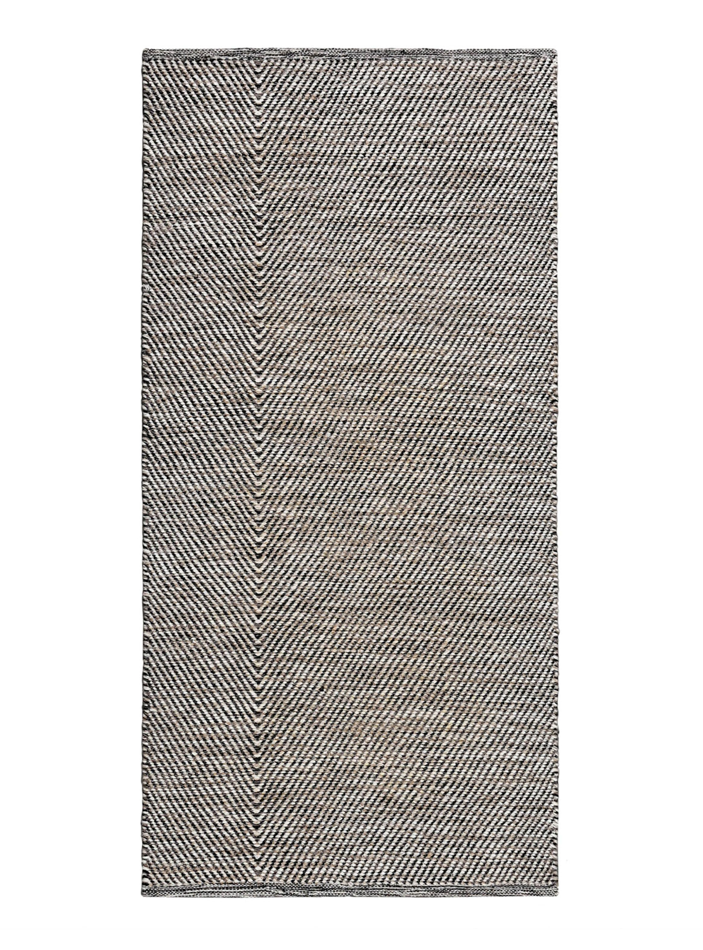 Alfombra Lana Algodón Espiga Tabaco 200x300 cm-0