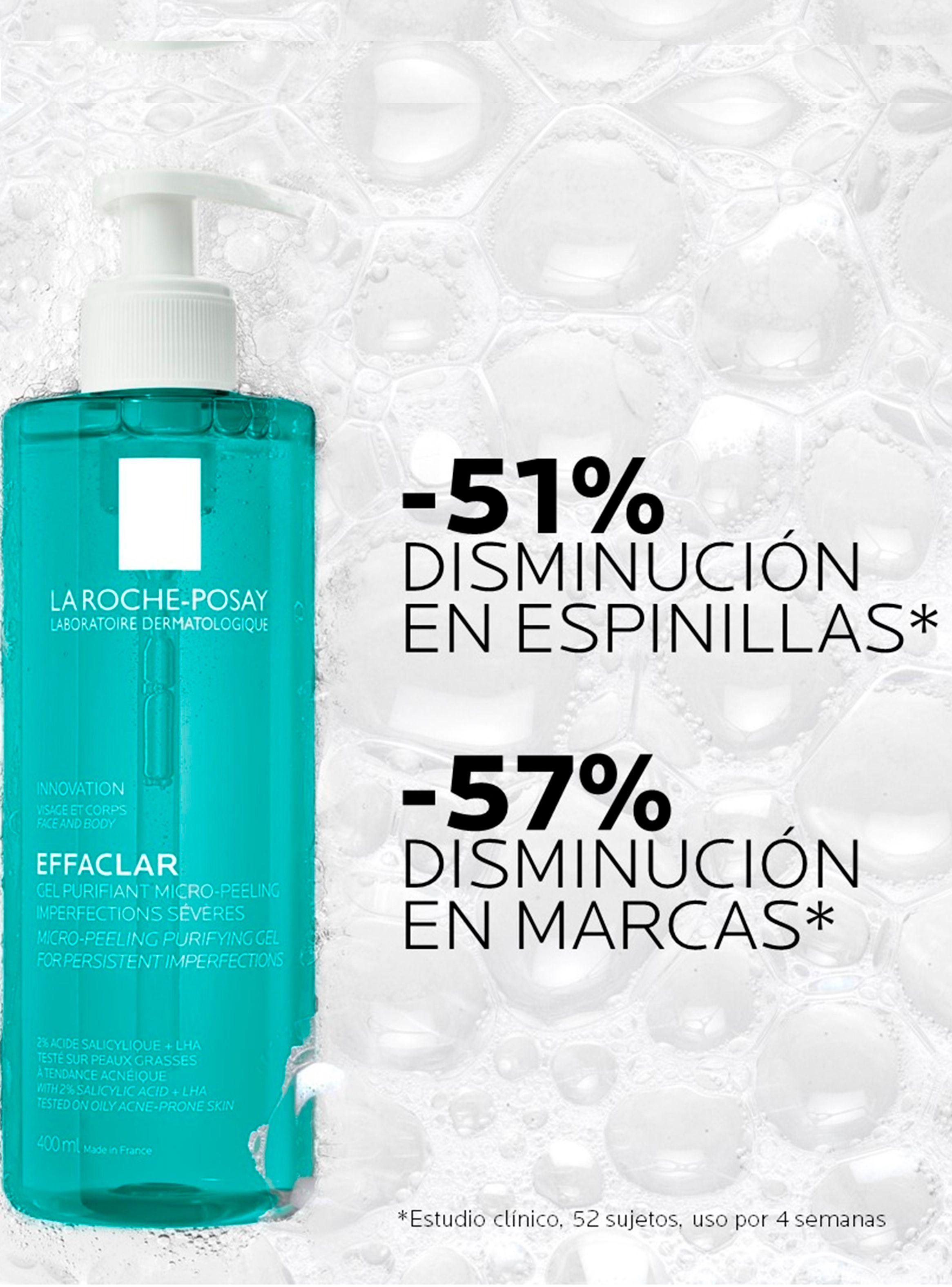 Gel Purificante Effaclar Micro Exfoliante Imperfecciones Severas 400 ml La Roche Posay-3