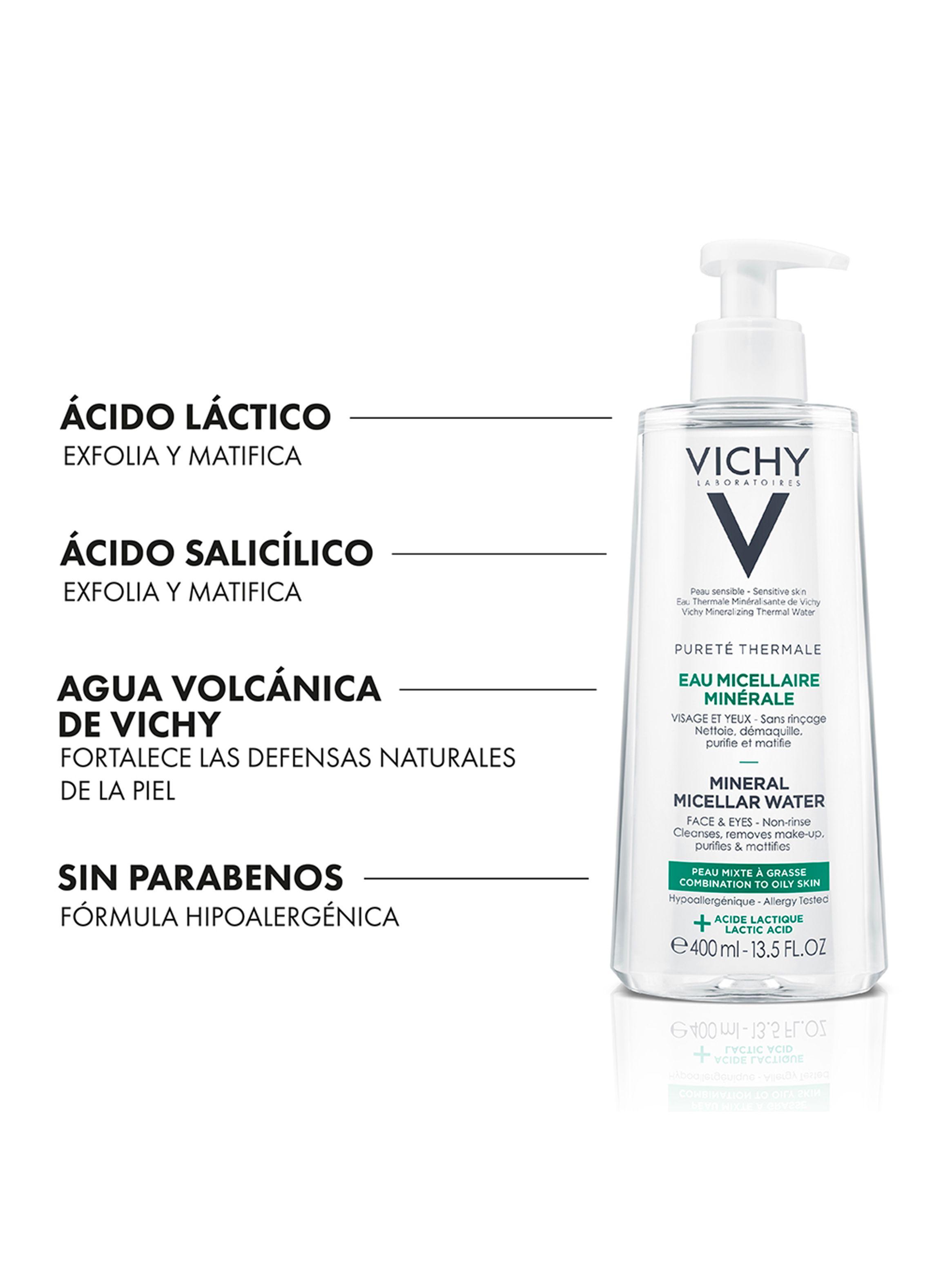 Agua Micelar Purete Thermale Piel Mixta-Grasa 400 ml Vichy-2