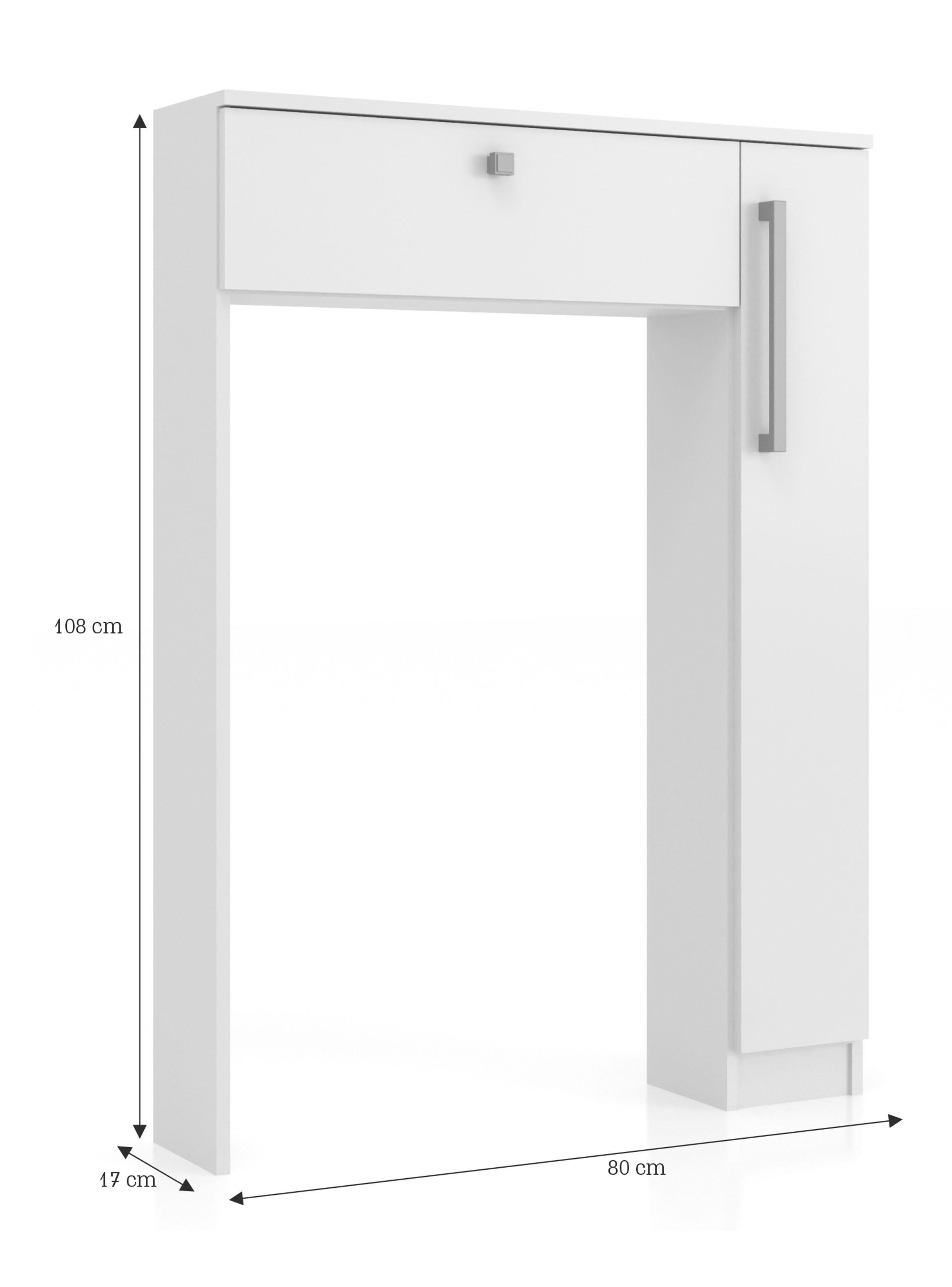 Mueble Lavamanos 1 Puerta y Organizador WC 2 Puertas-2