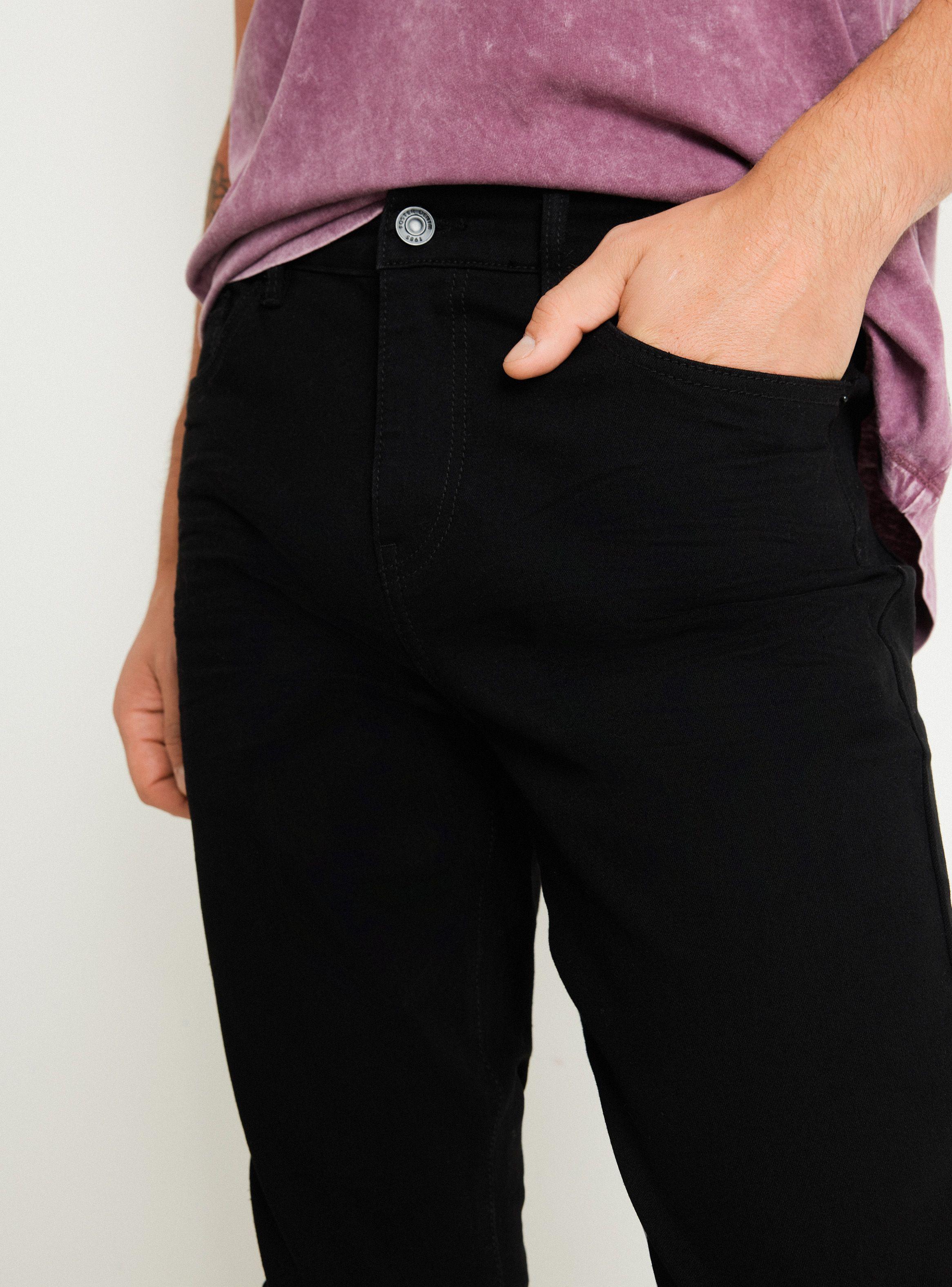 Jeans Cinco Bolsillos Super Skinny Negro-2