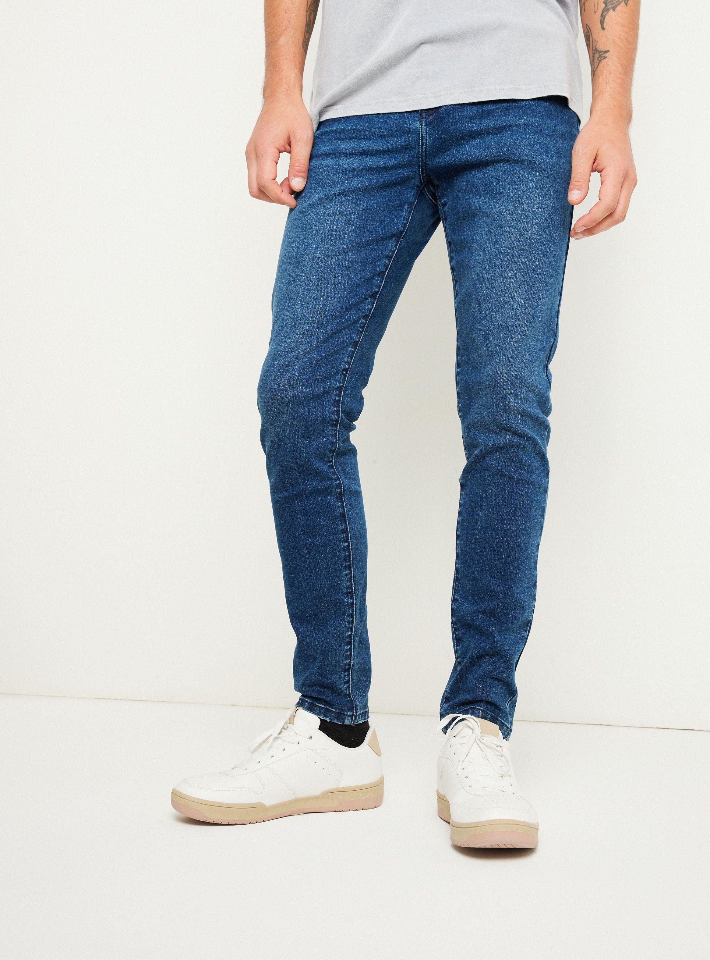 Jeans Cinco Bolsillos 1 Super Skinny Azul Oscuro-0