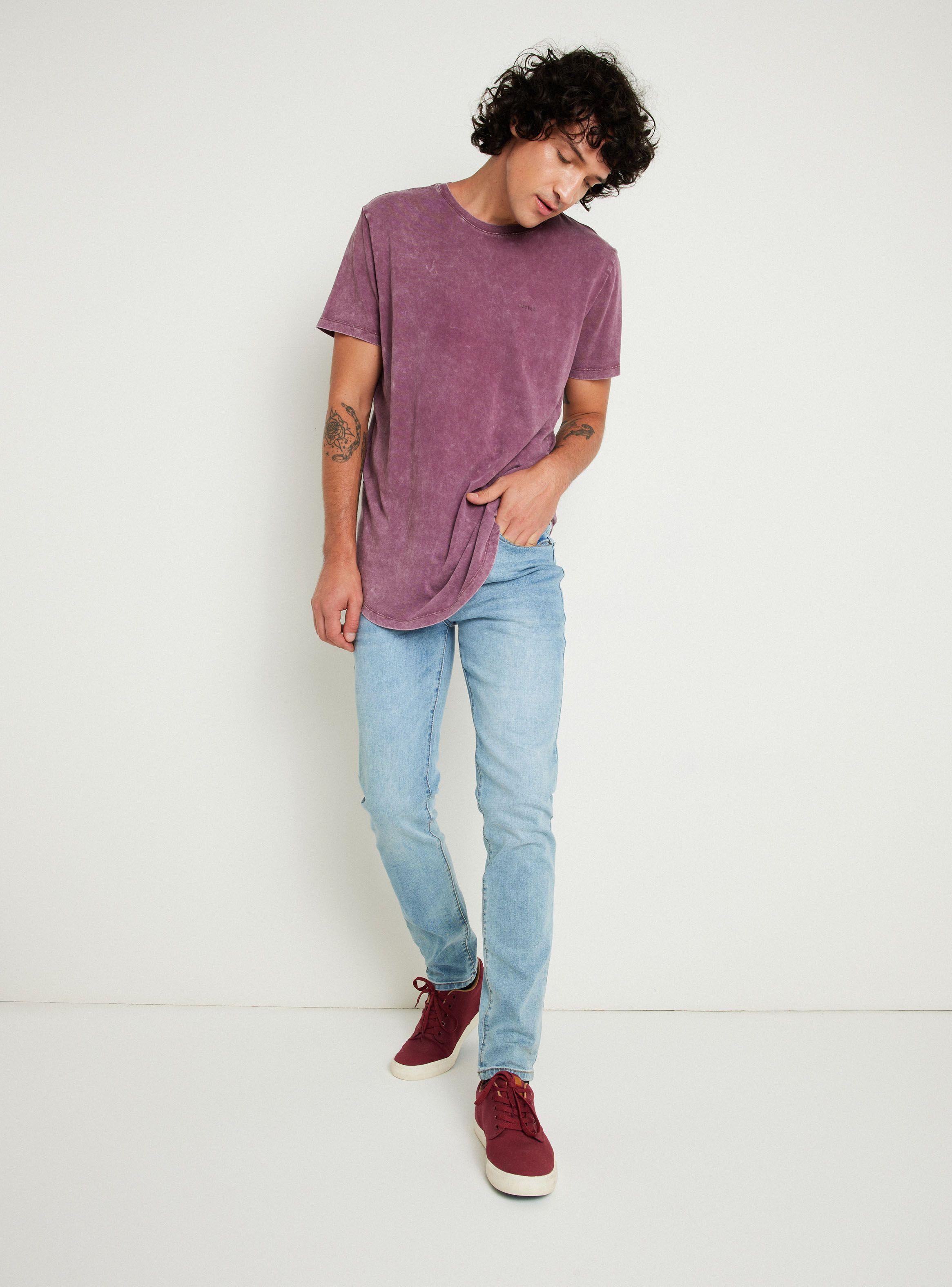 Jeans Cinco Bolsillos 1 Skinny Lavado Azul Claro-3