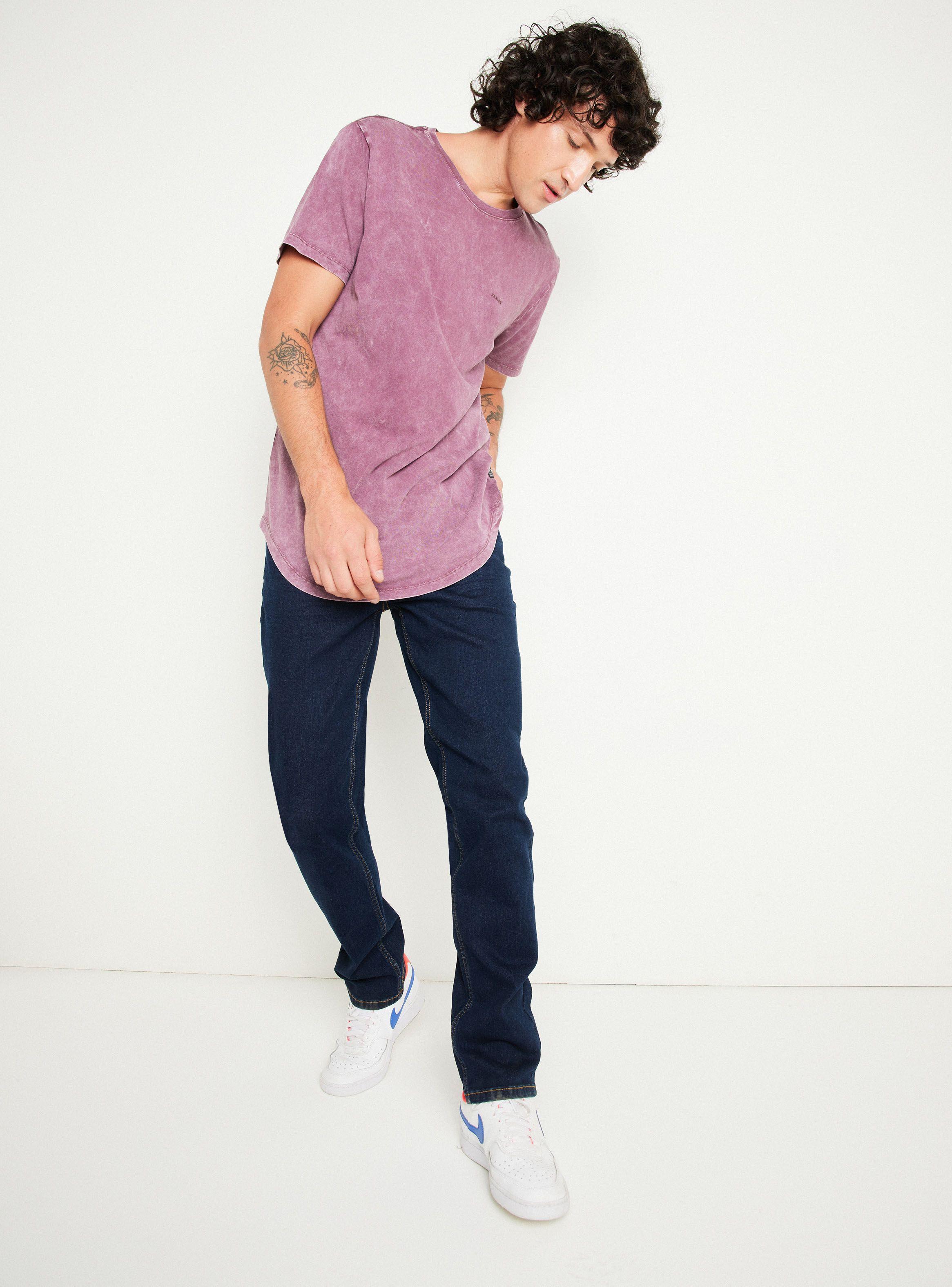 Jeans Cinco Bolsillos 1 Slim Azul Oscuro-3