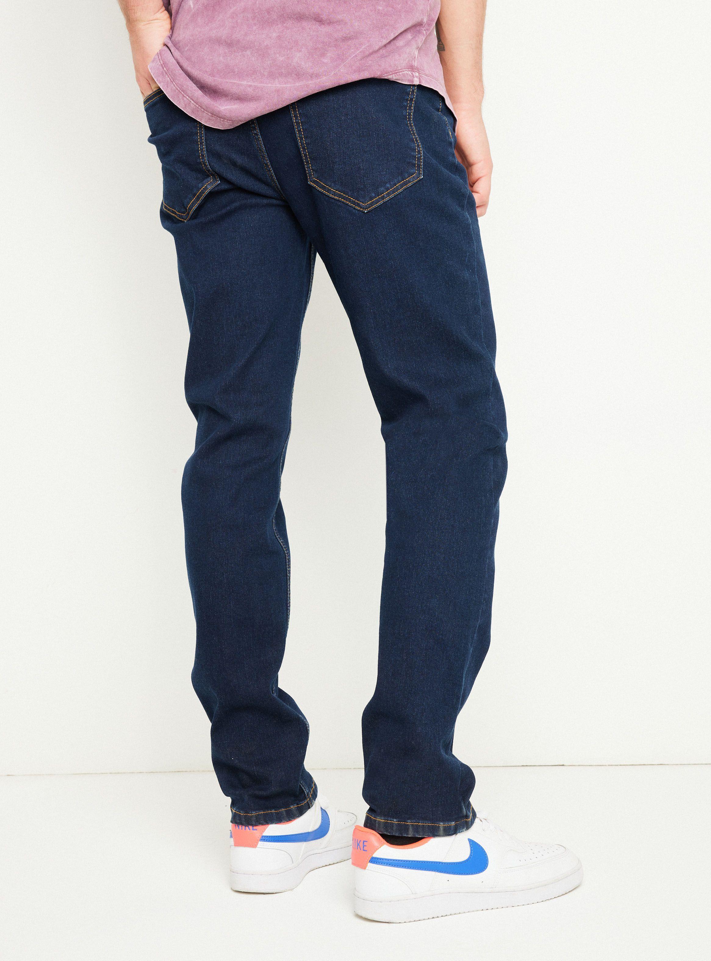 Jeans Cinco Bolsillos 1 Slim Azul Oscuro-1