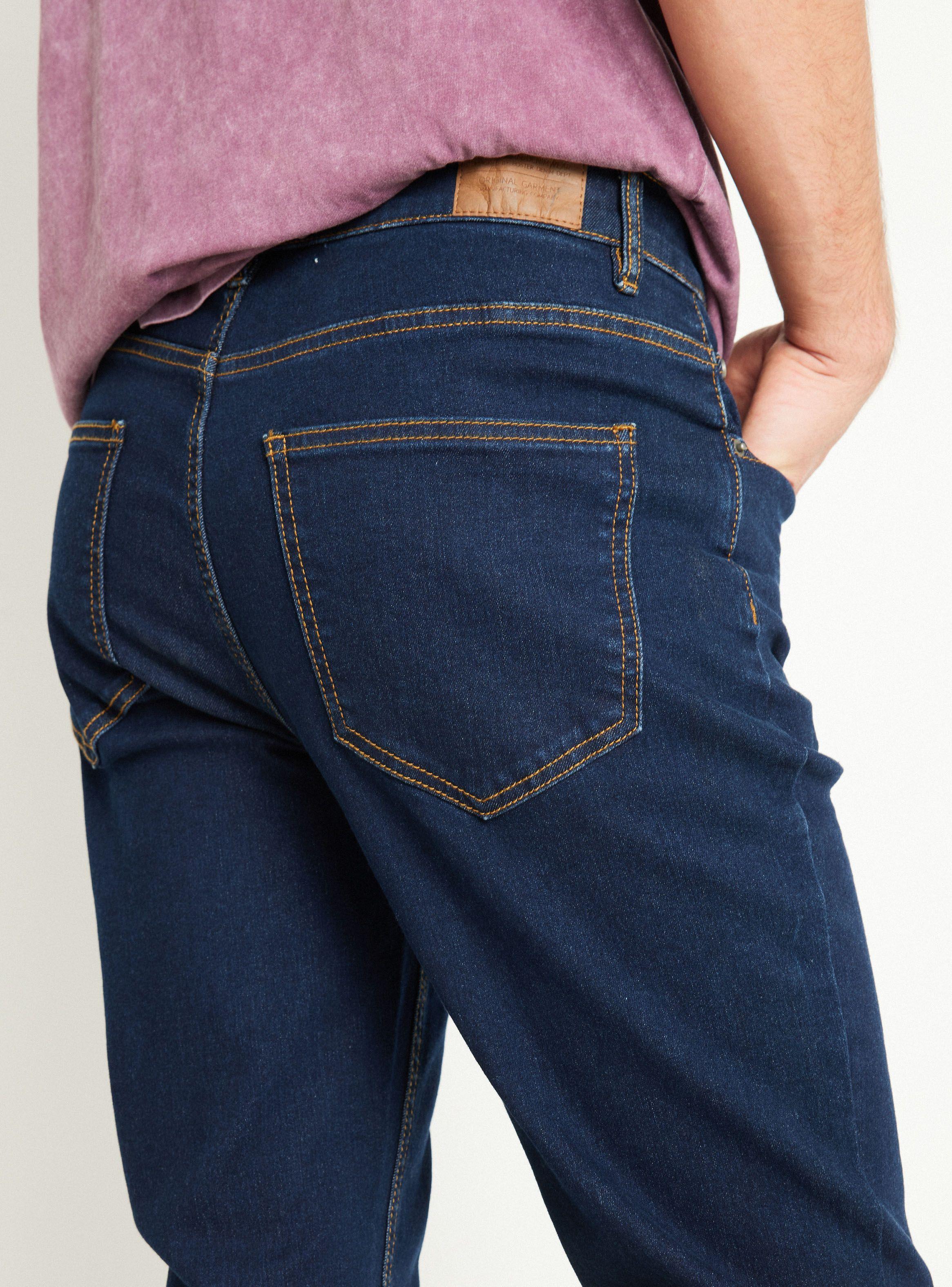 Jeans Cinco Bolsillos 1 Slim Azul Oscuro-2