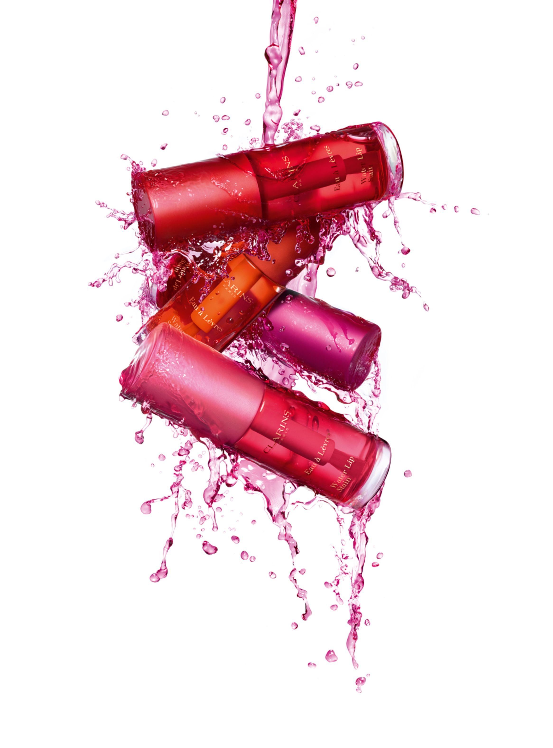 Labial Clarins Eau A Levres Waper Stain 3 Water Red Clarins-4