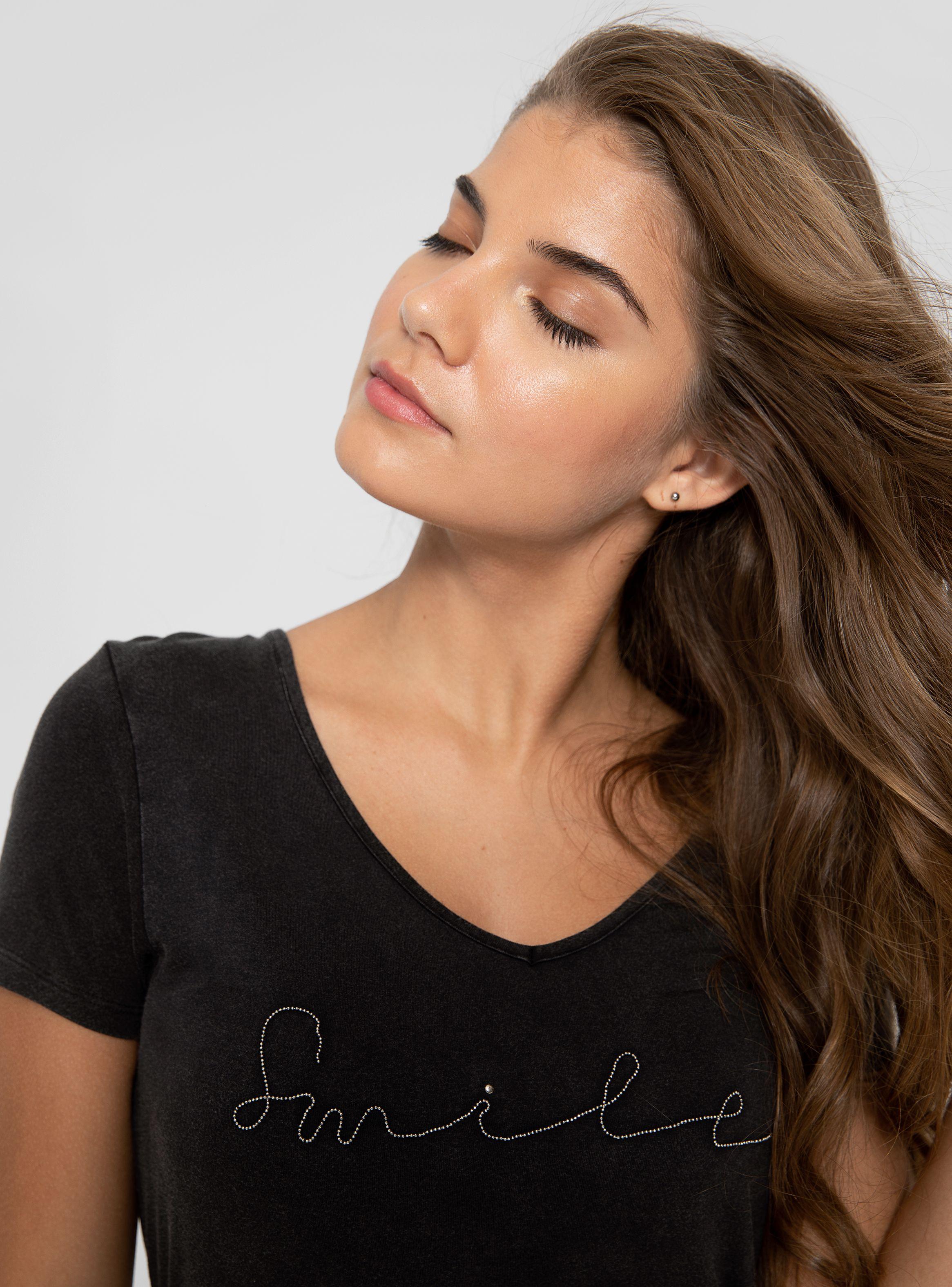 Polera Estampado Cadenas Gris-2