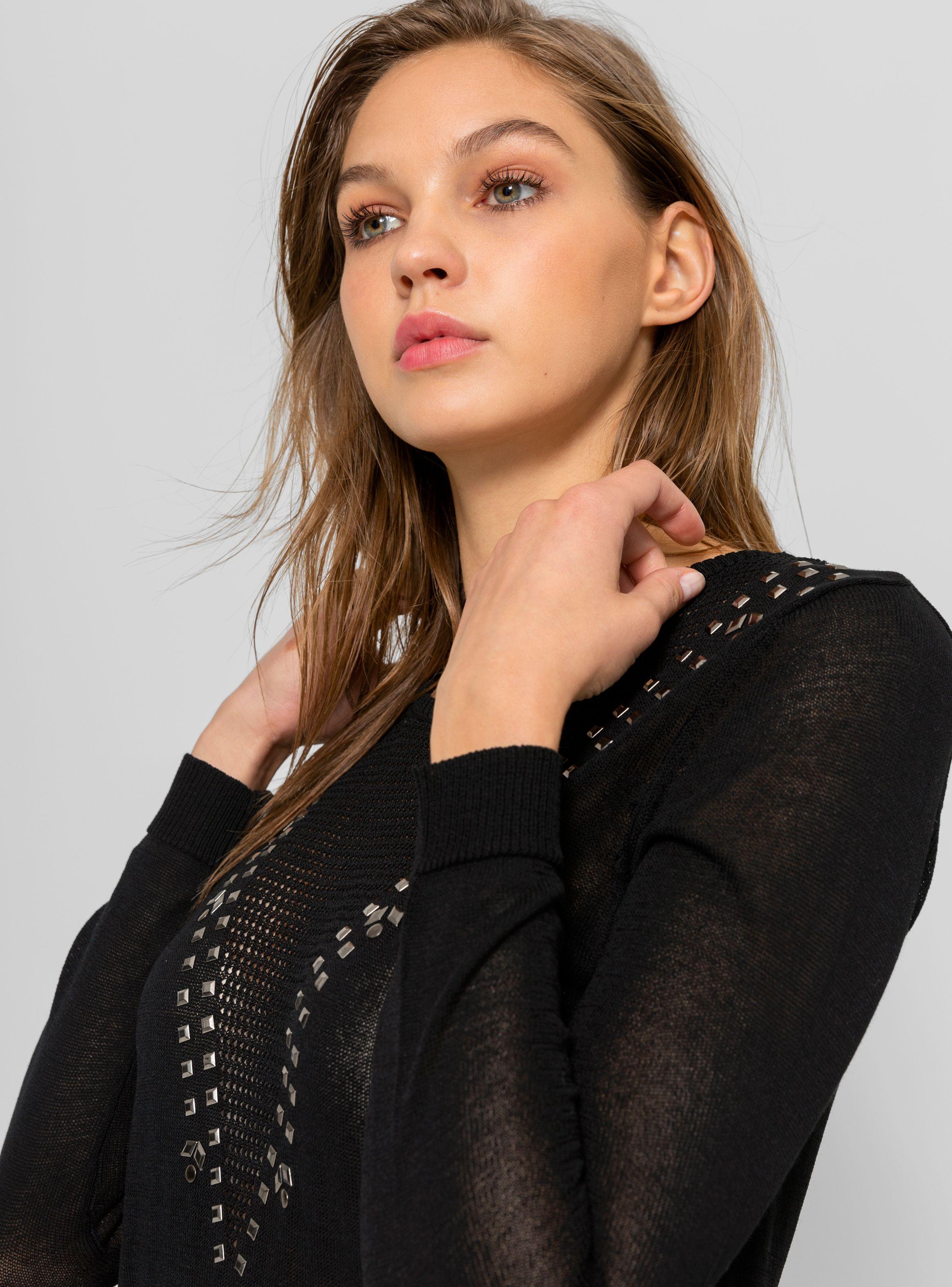 Sweater Cuello Redondo Traslúcido JJO-2