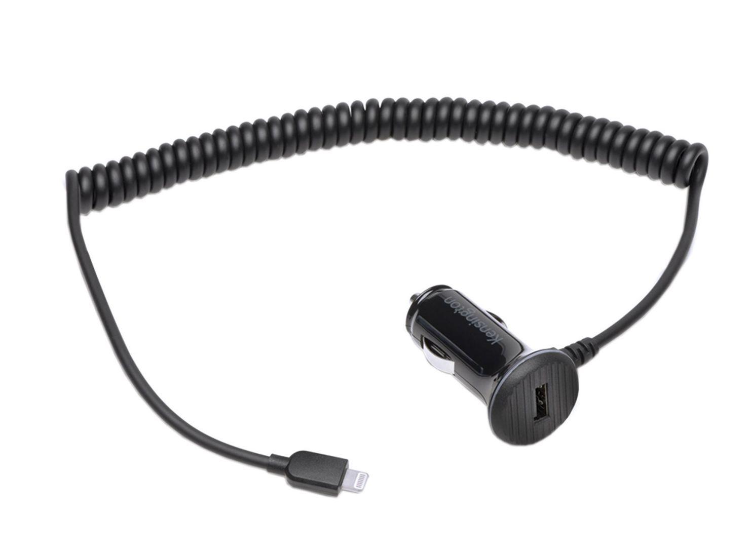 Cargador de Auto Kensington con Lightning Cable y Puerto USB-0