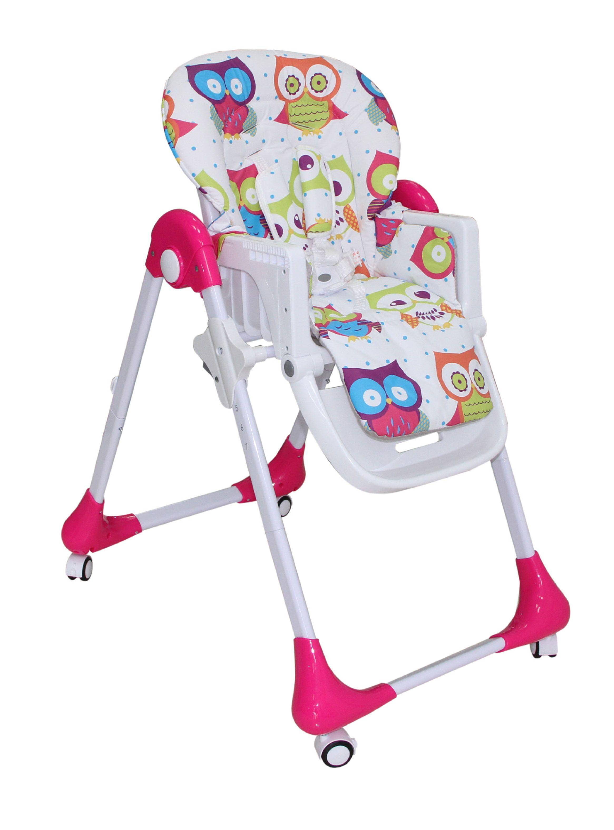 Silla de Comer Plegable RS 7085 Fucsia-1