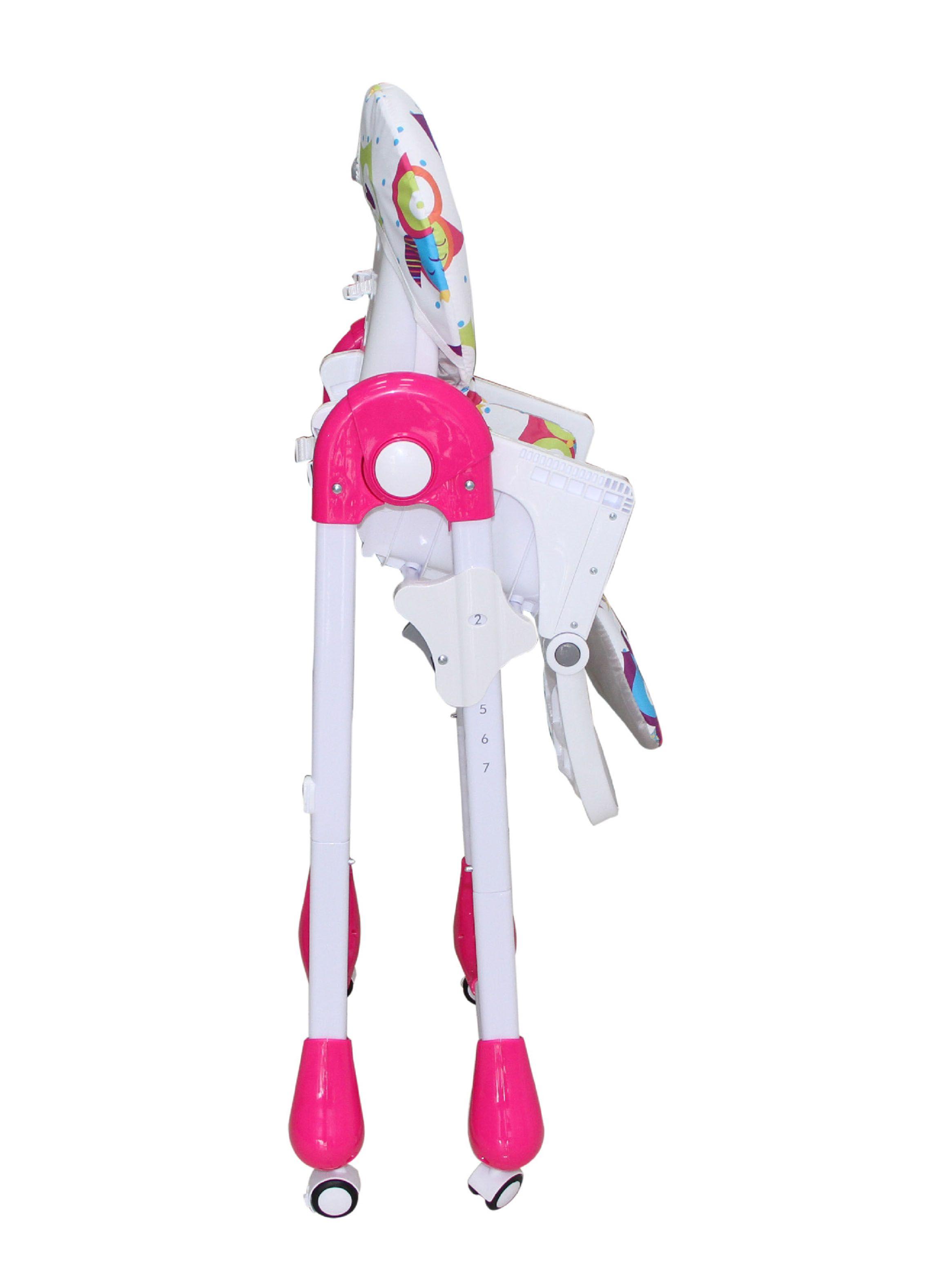Silla de Comer Plegable RS 7085 Fucsia-3