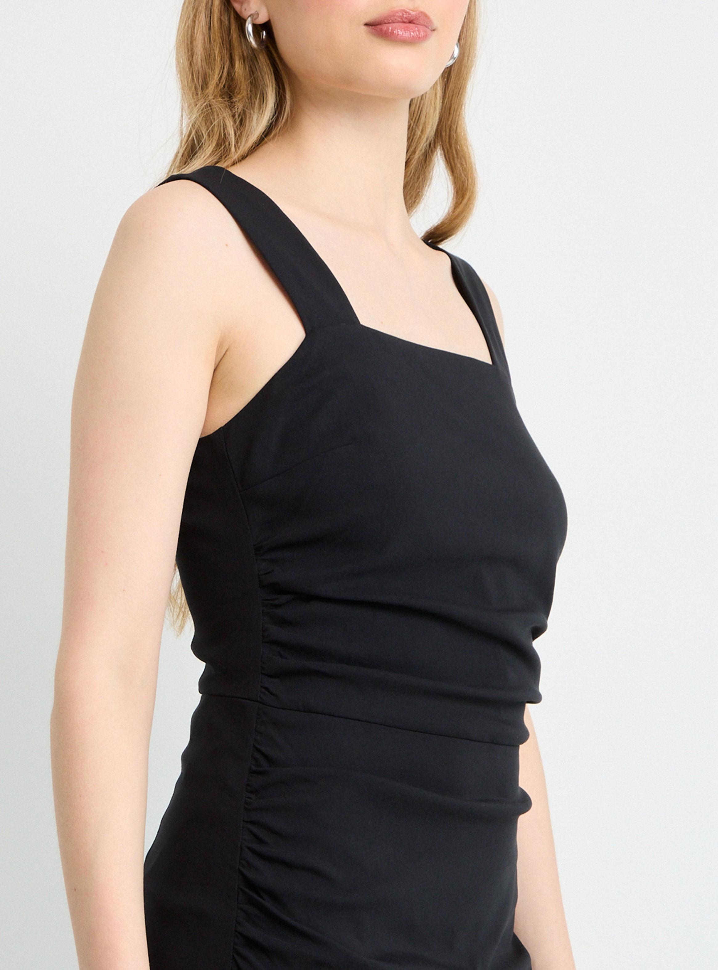 Vestido Liso Color con Cierre-2