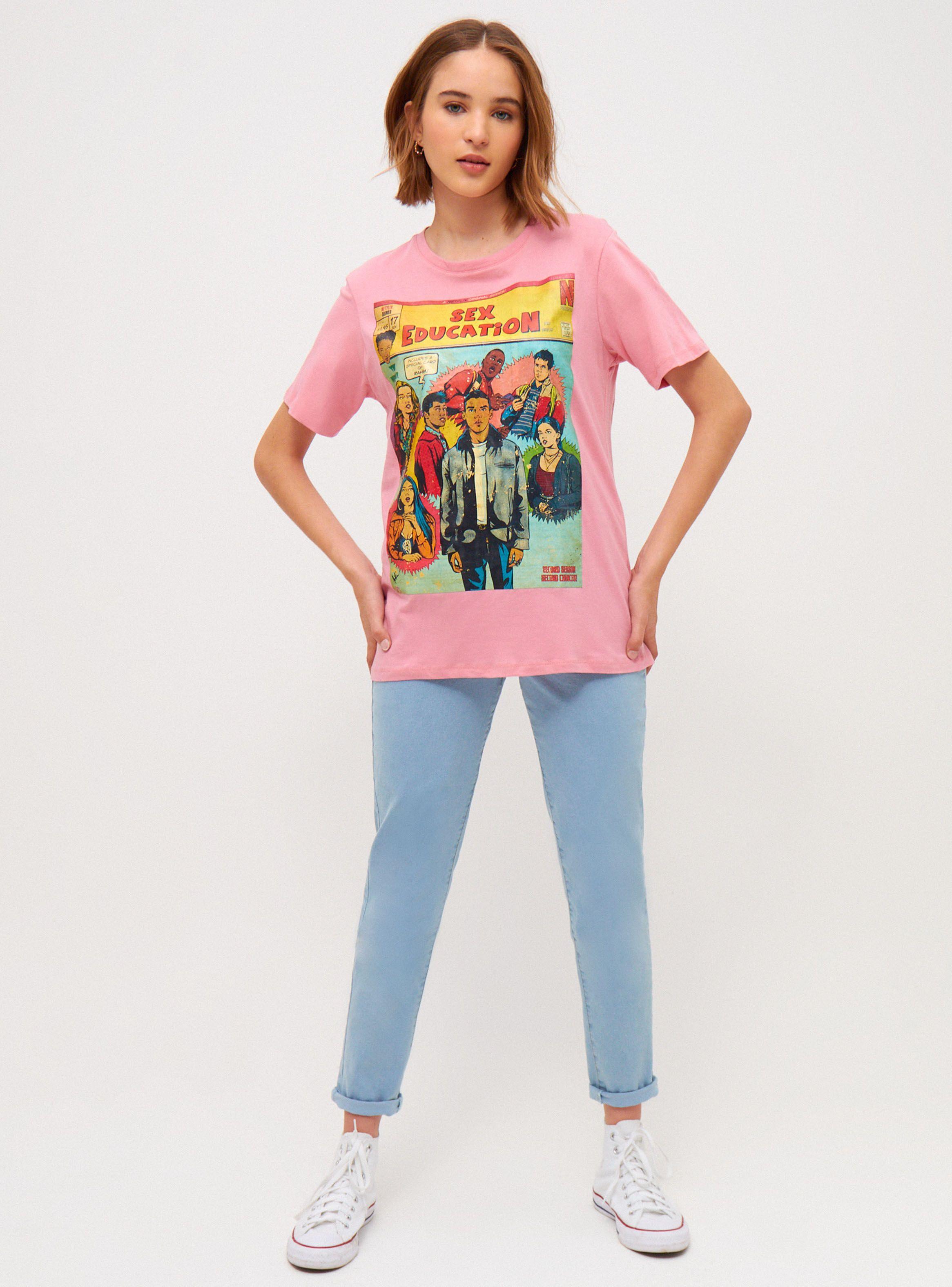 Polera Estampado Sex Education Redondo-3