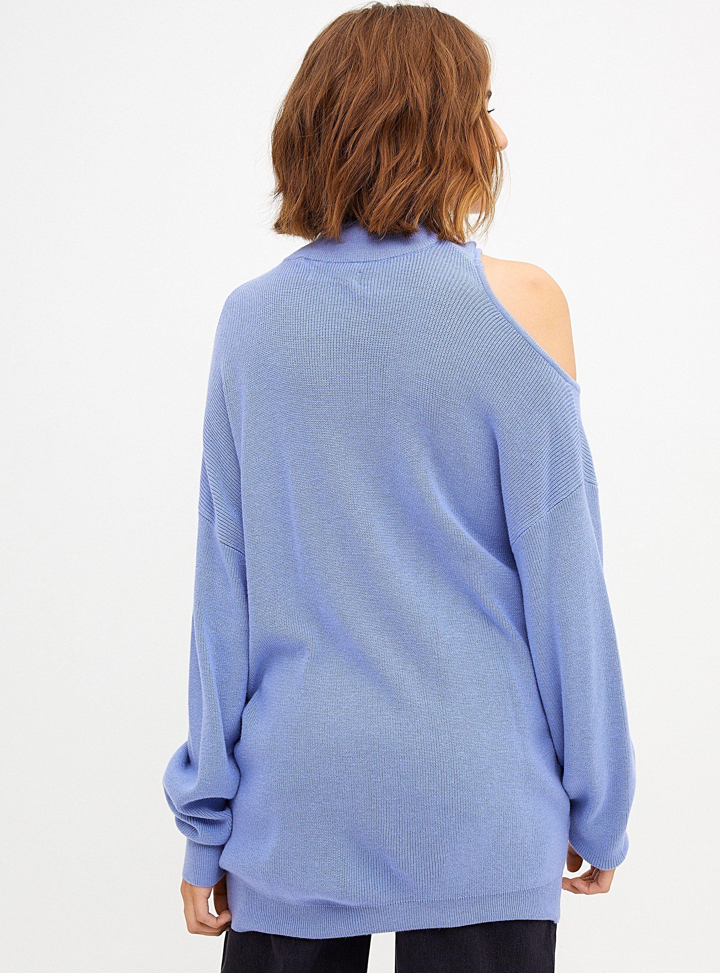 Sweater Cut Out Hombro Descubierto-1