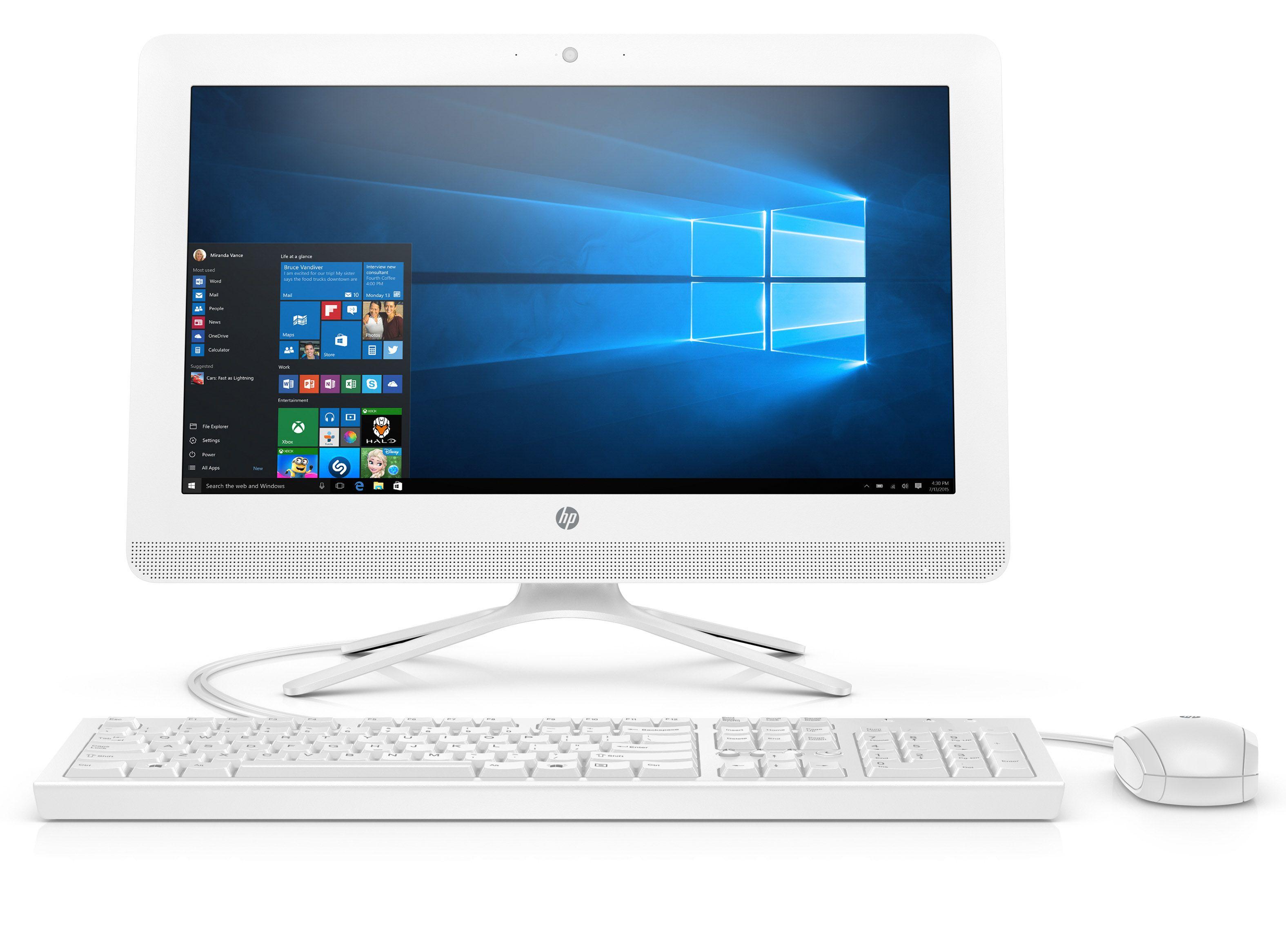 HP All-in-One 20-c212la Intel Pentium J3710 4GB RAM 1TB HDD 19,5"-0
