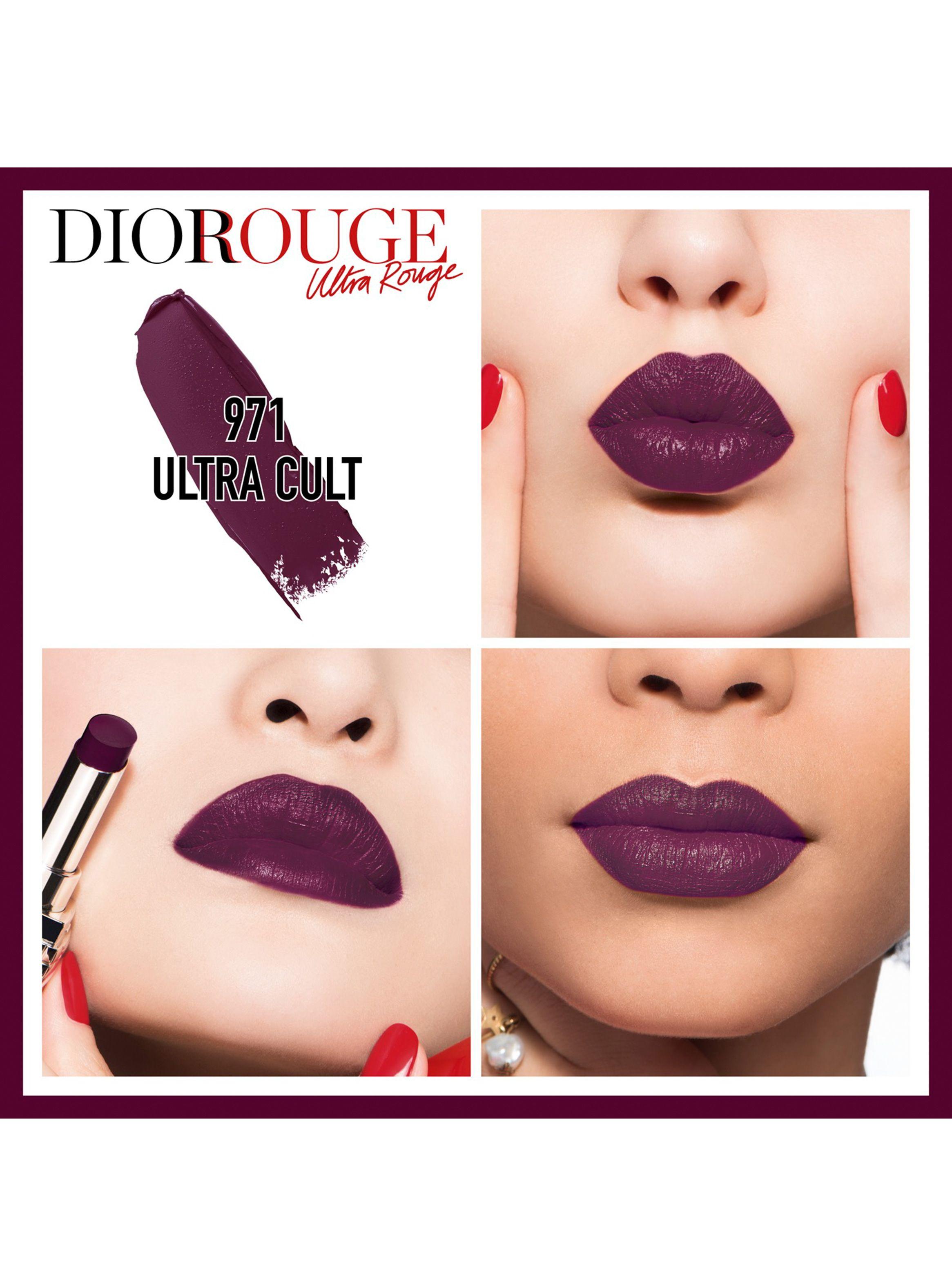 Labial Dior en Barra Rouge Ultra Rouge 971-1