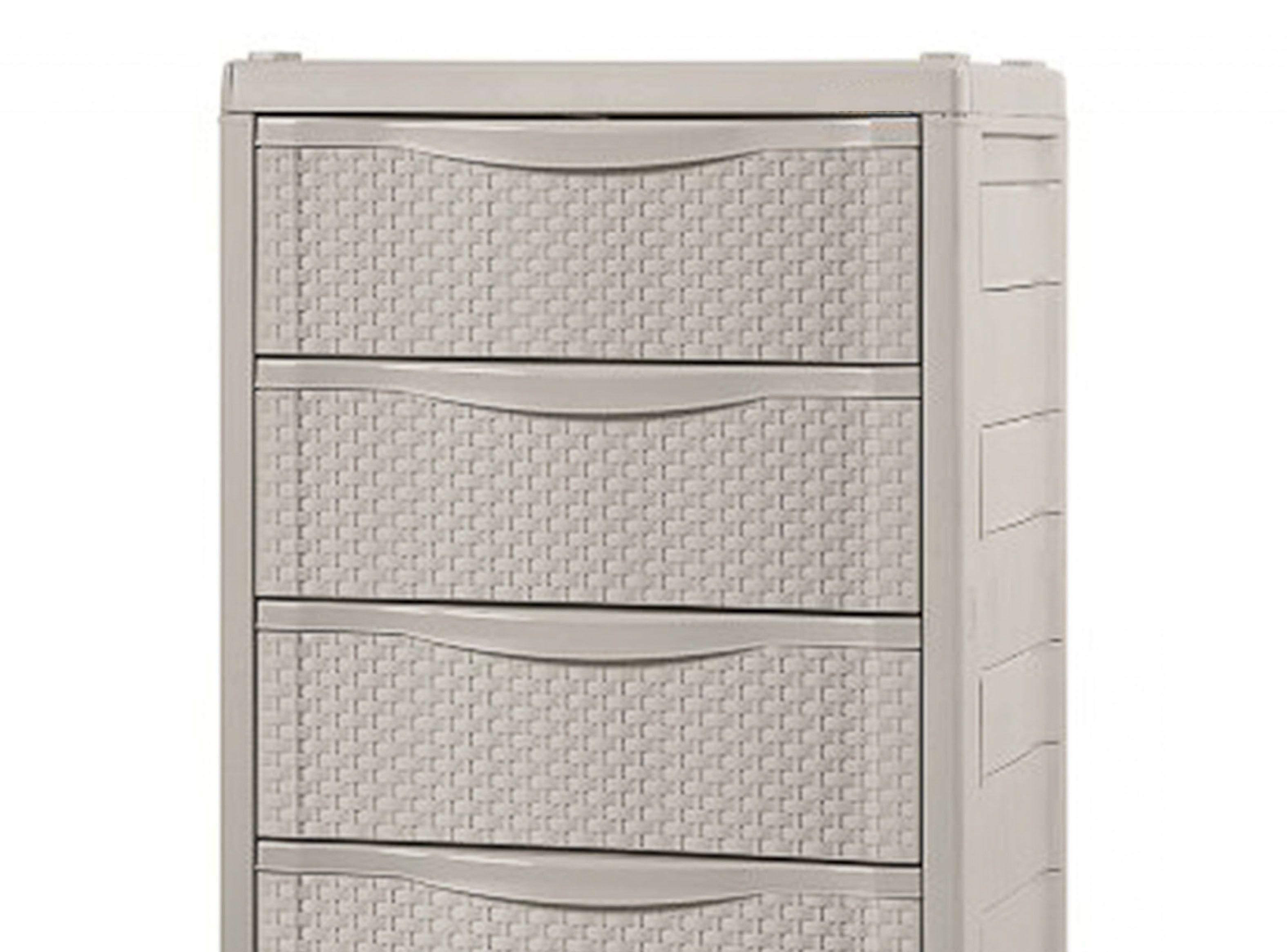 Cajonero Taupe 65 x 45 x 101 cm Rimax-2