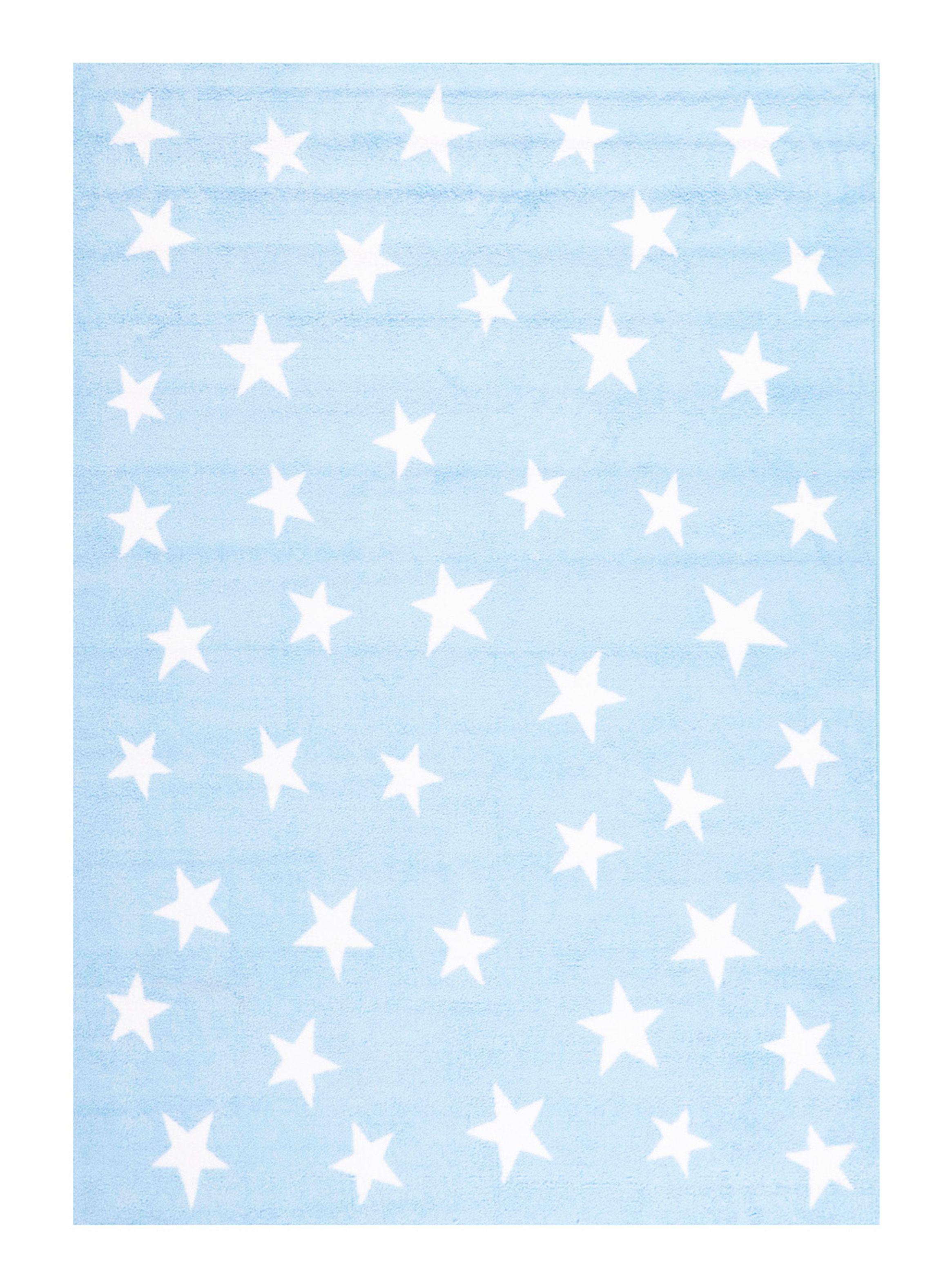 Alfombra Infantil 120 x 170 cm Estrella Azul-0