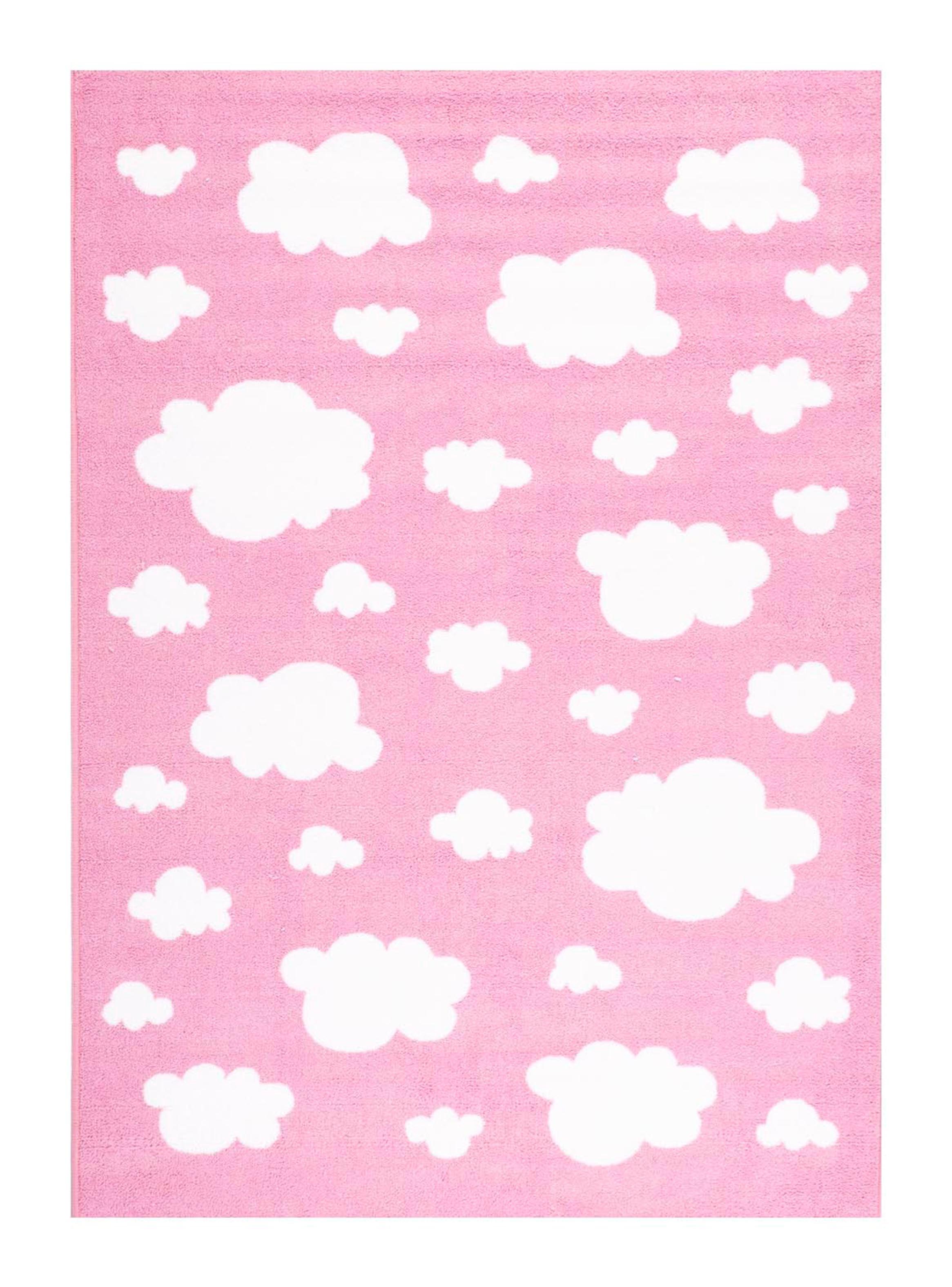 Alfombra 120 x 170 cm Nube Rosa-0