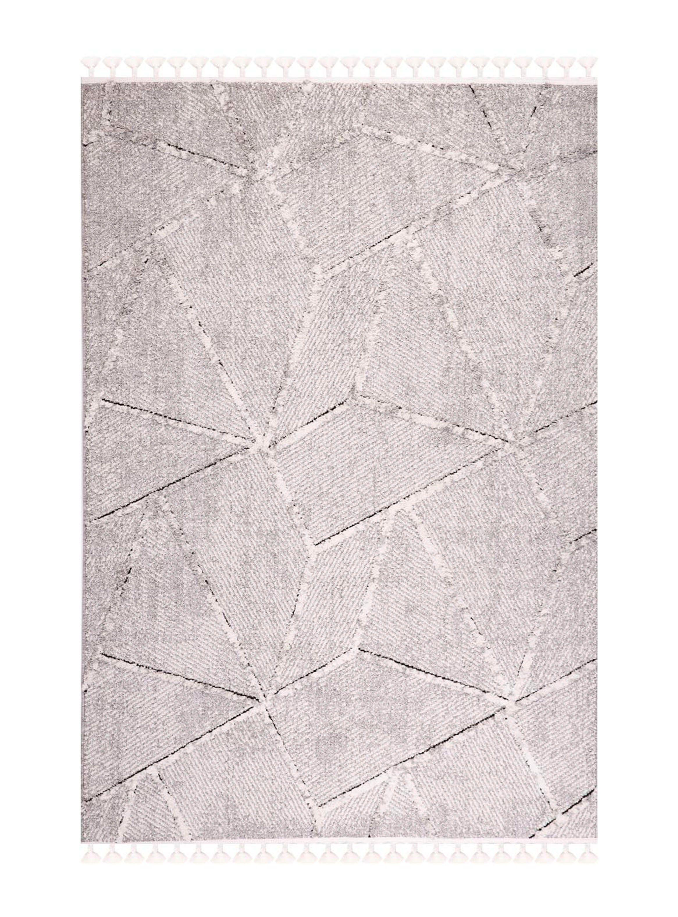 Alfombra Trend 160x230 cm Gris-0