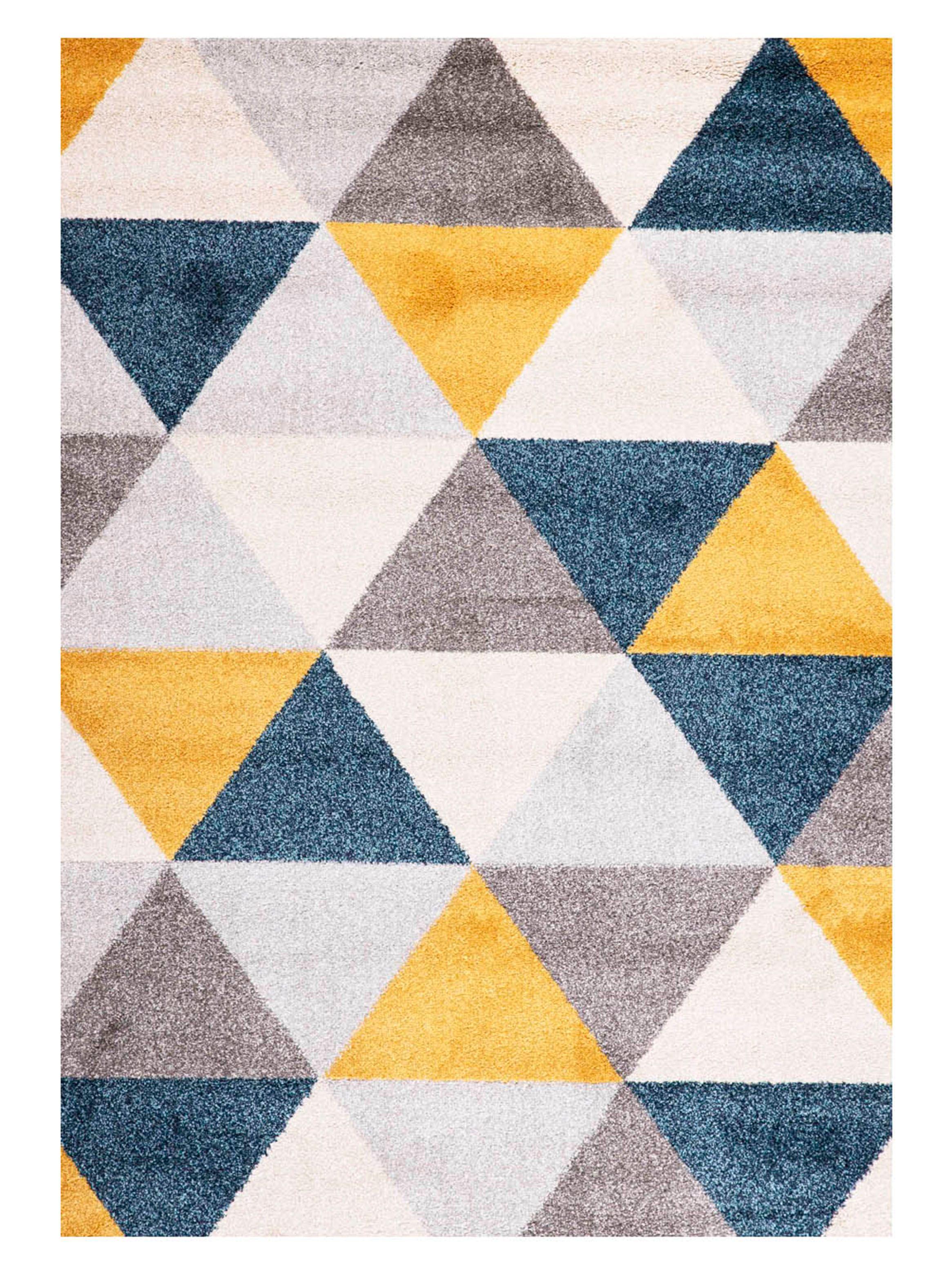 Alfombra Milan 160 x 230 cm H374A Azul-Amarillo-0