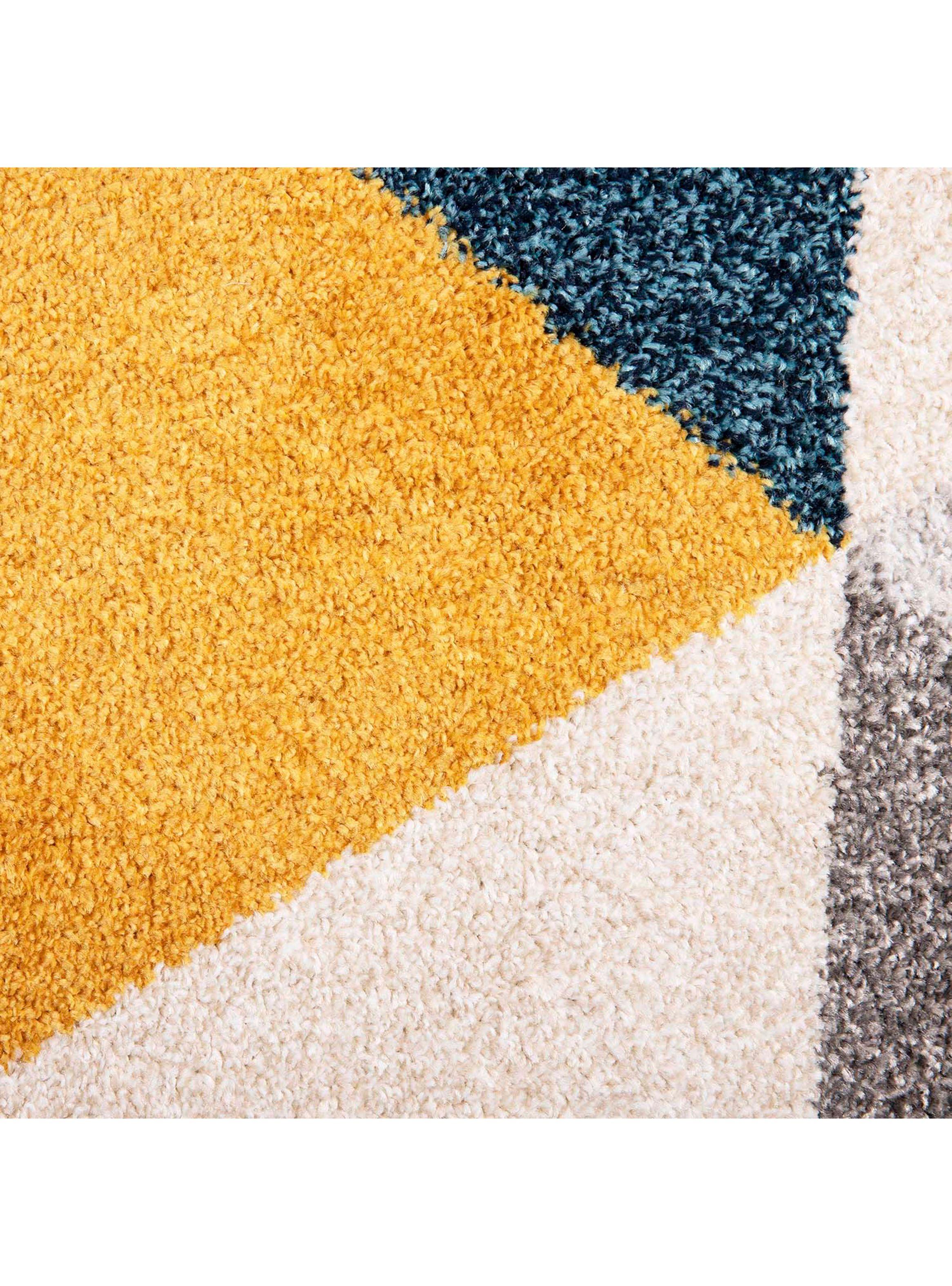 Alfombra Milan 160 x 230 cm H374A Azul-Amarillo-1