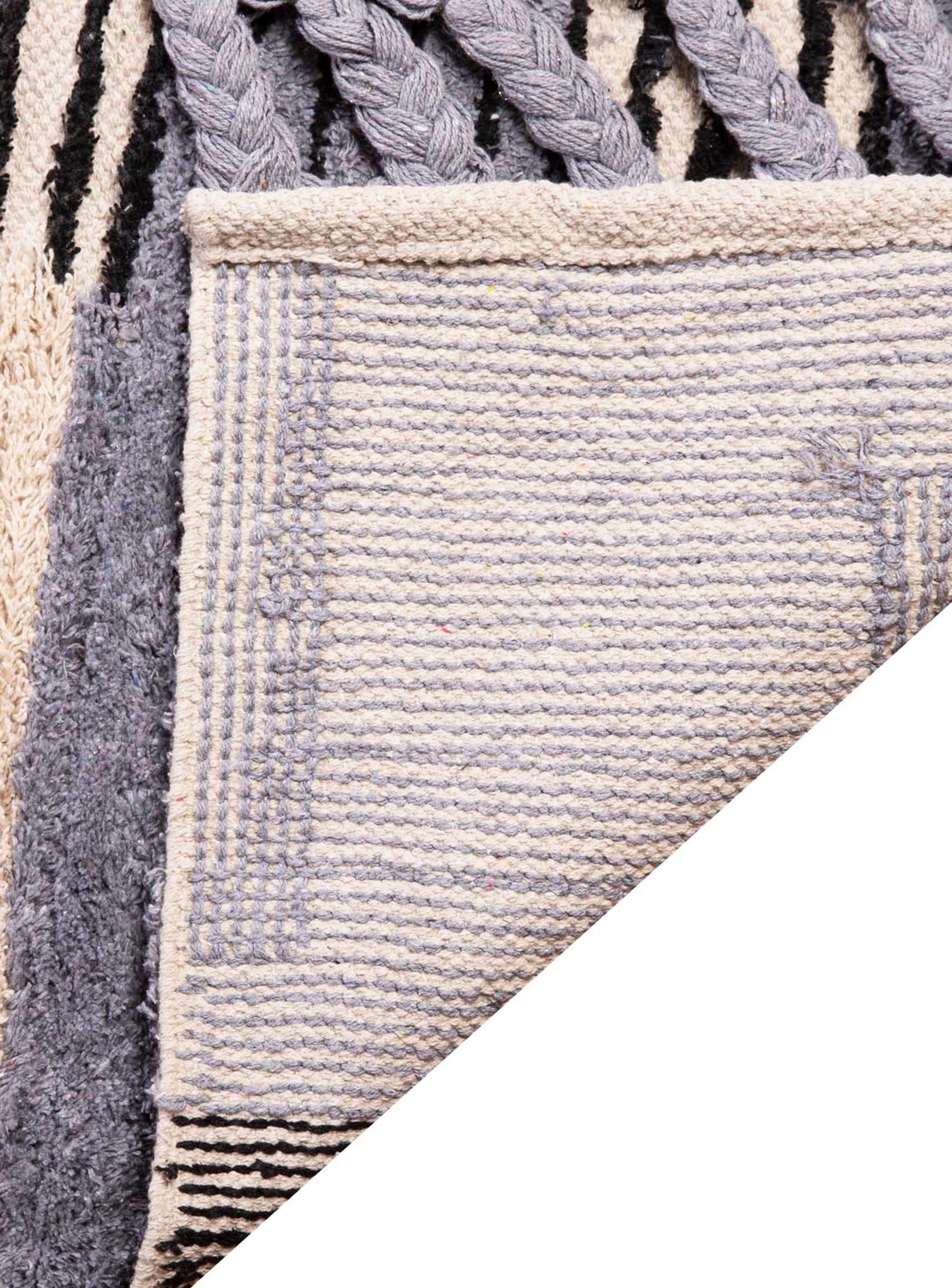 Bajada de Cama 80 x 150 cm Boho P. 1326 Negra-2