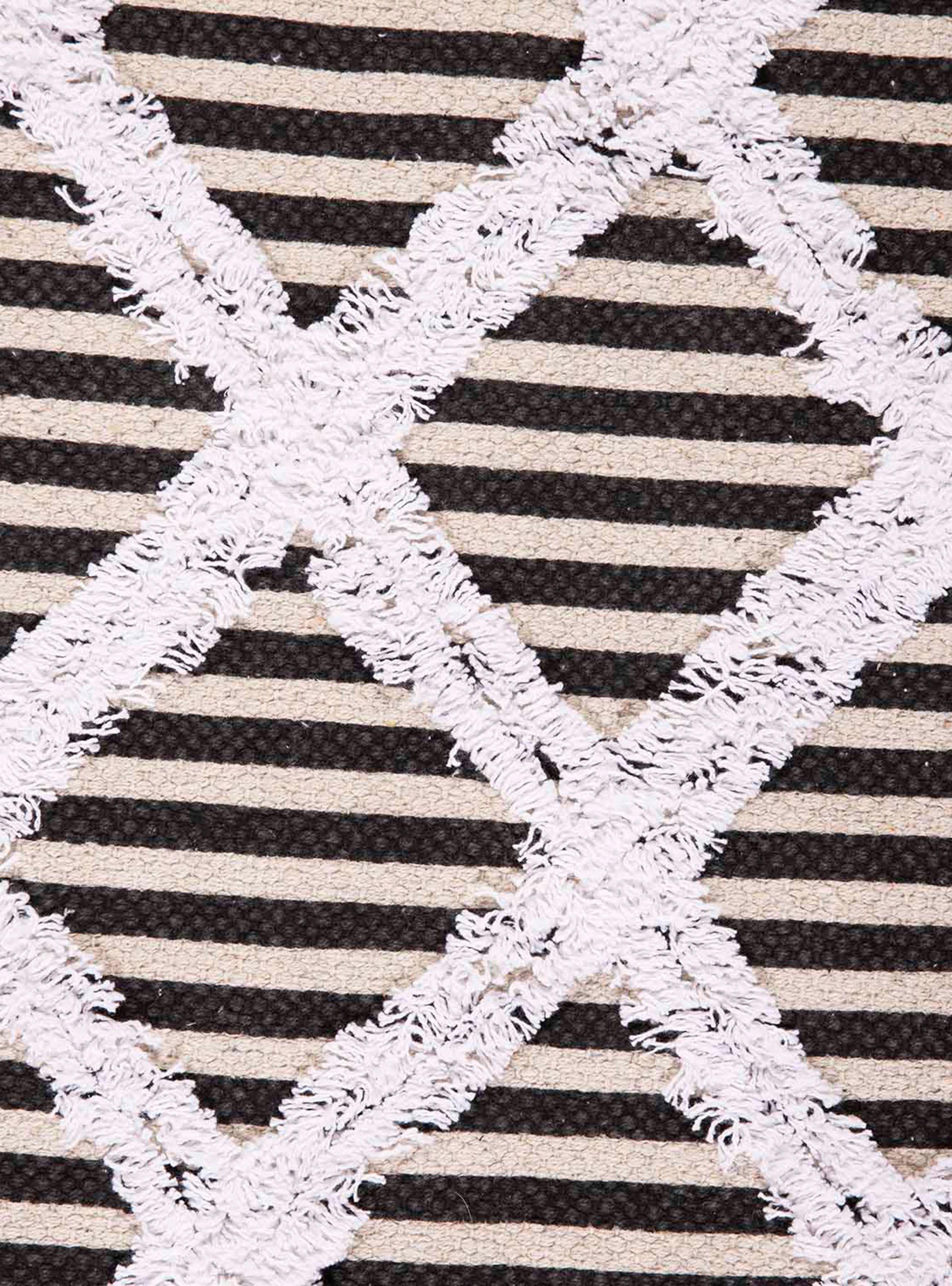 Alfombra Boho P. 160x230 cm Negro D2-1