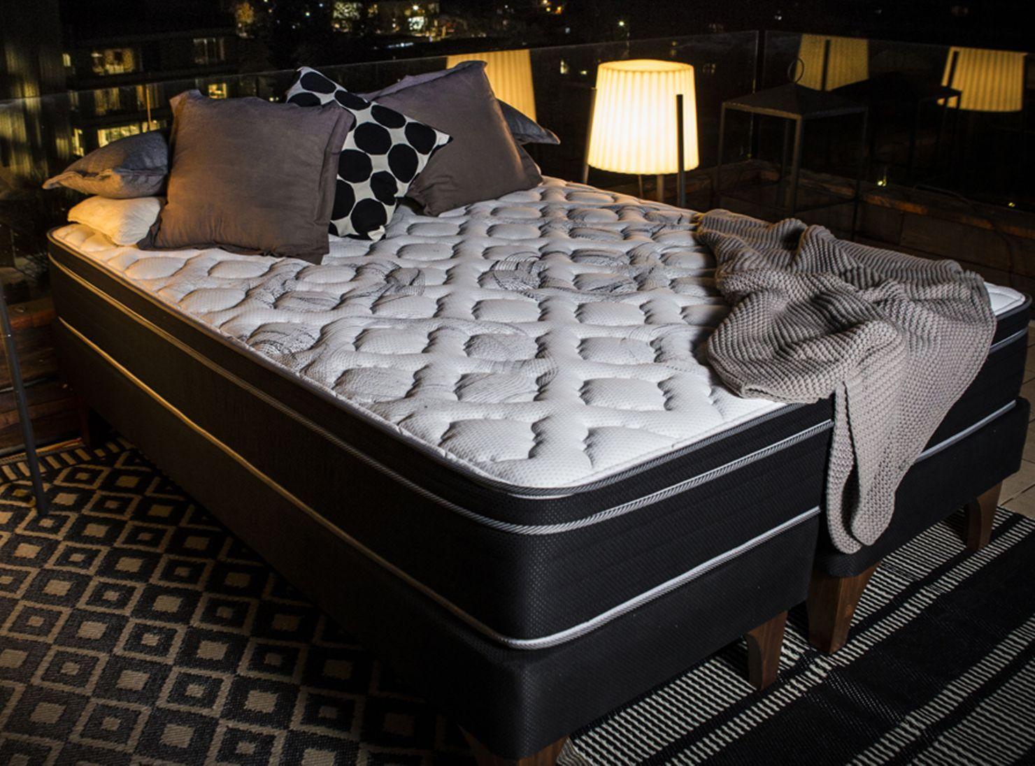 Cama Europea Chic Seven King + Set Muebles Castell-2