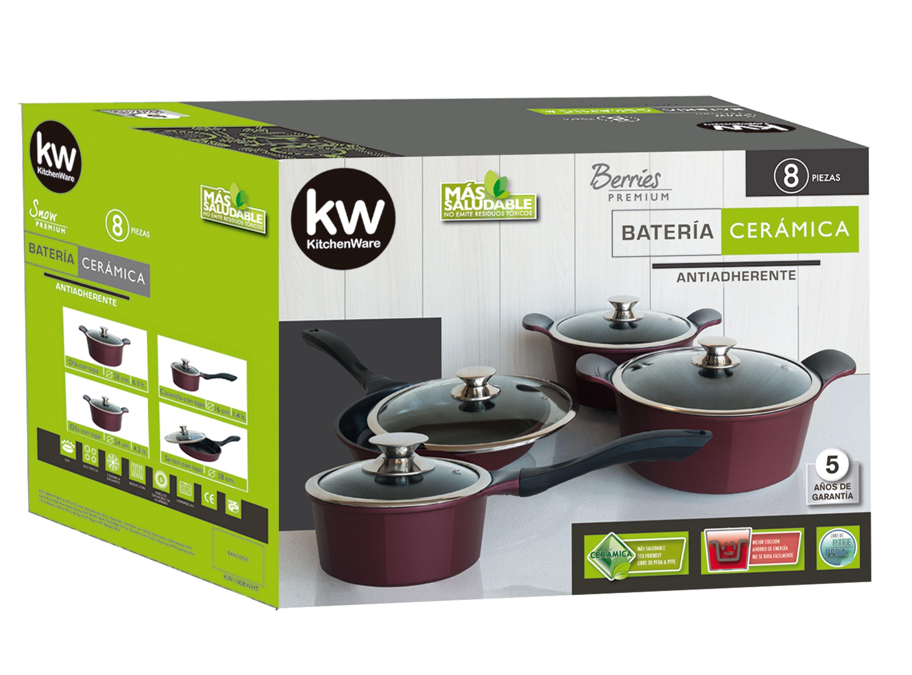 Batería de Cocina de Cerámica 8 Pzs Berries-9