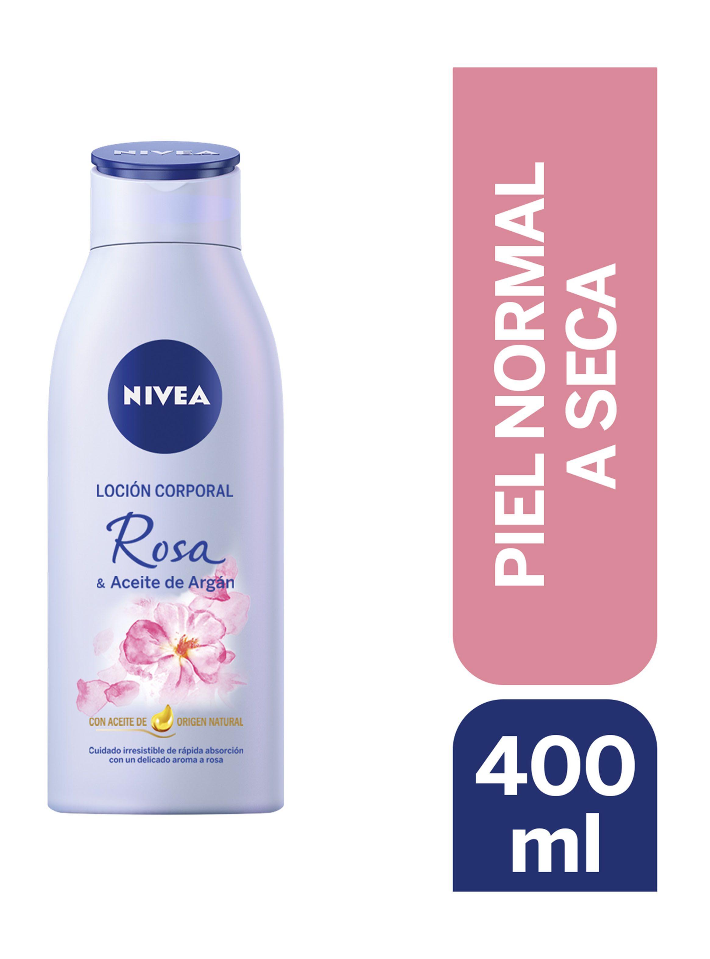 Loción Nivea Corporal Rosa & Aceite de Argán 400 ml-0