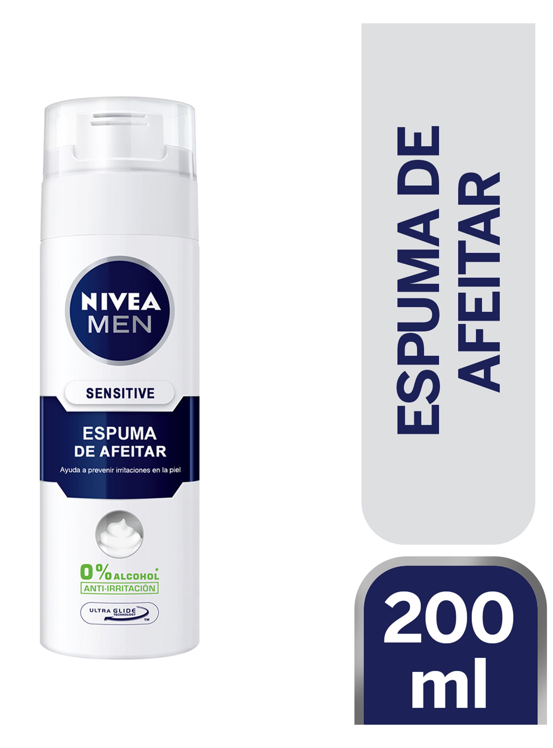 Espuma Nivea de Afeitar Sensitive 200 ml Men-1