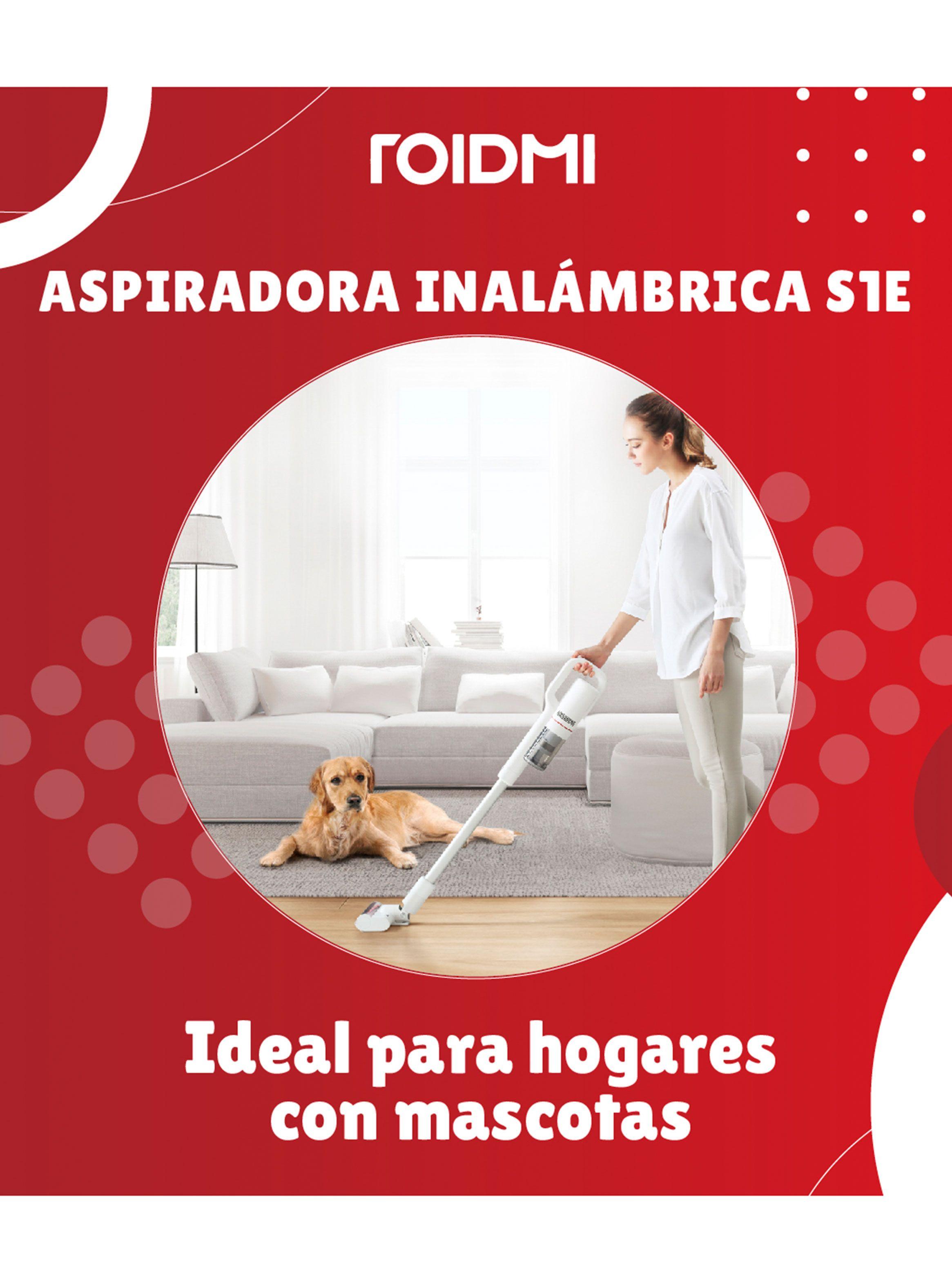 Aspiradora Inalámbrica S1E Gris-4