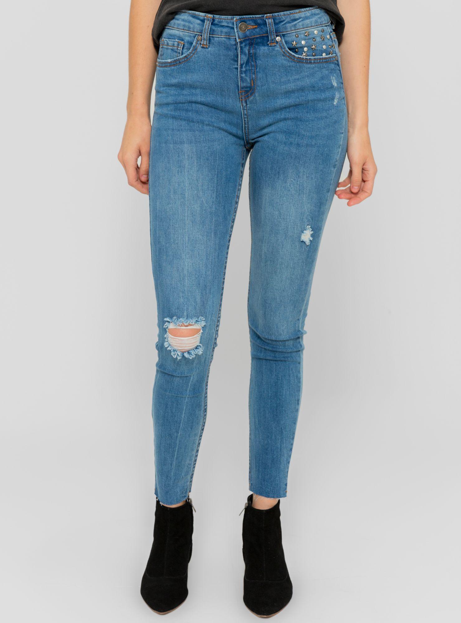 Jeans Tachas Bolsillo Foster-0