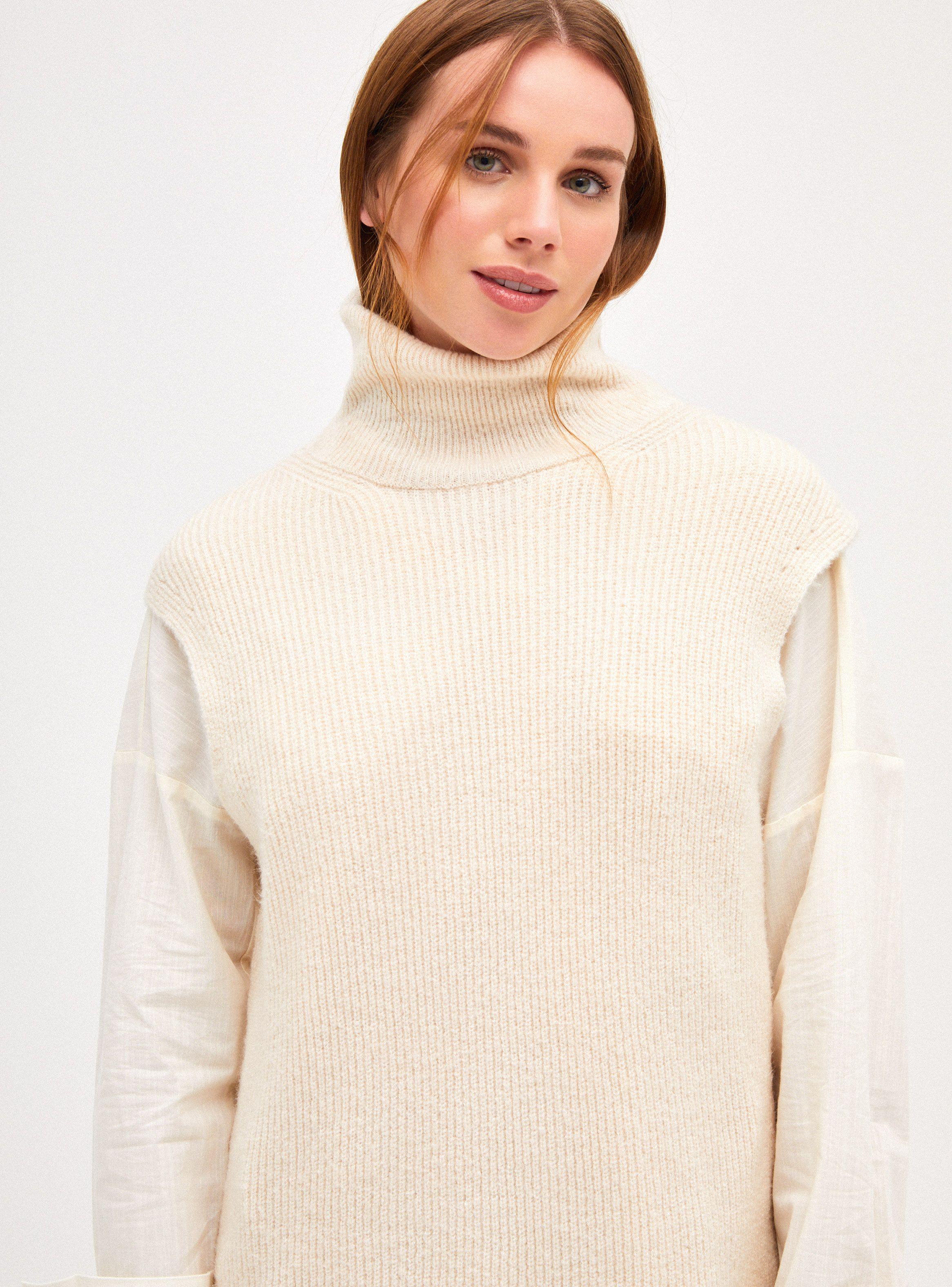 Sweater sin Mangas Largo-2