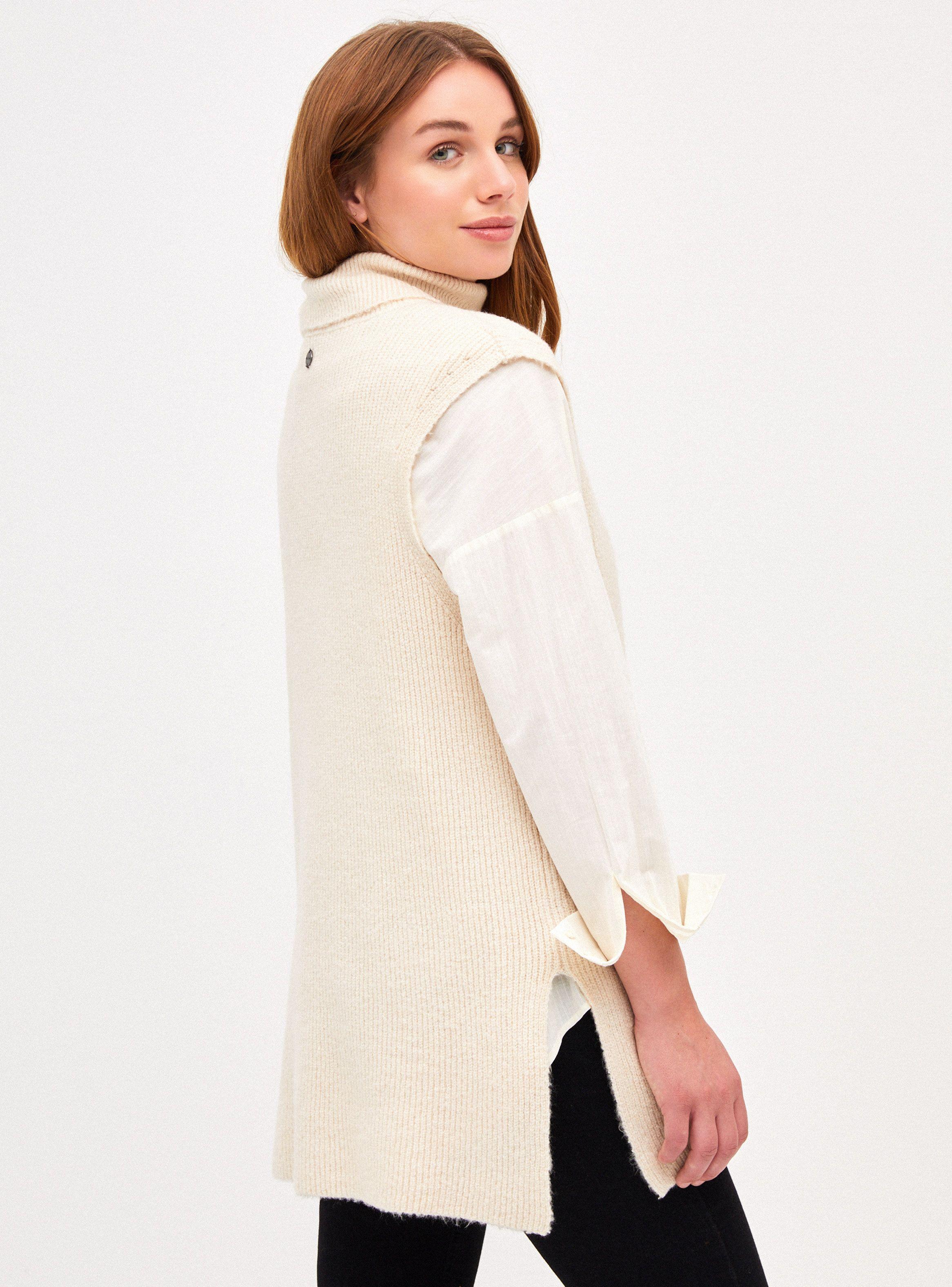 Sweater sin Mangas Largo-1