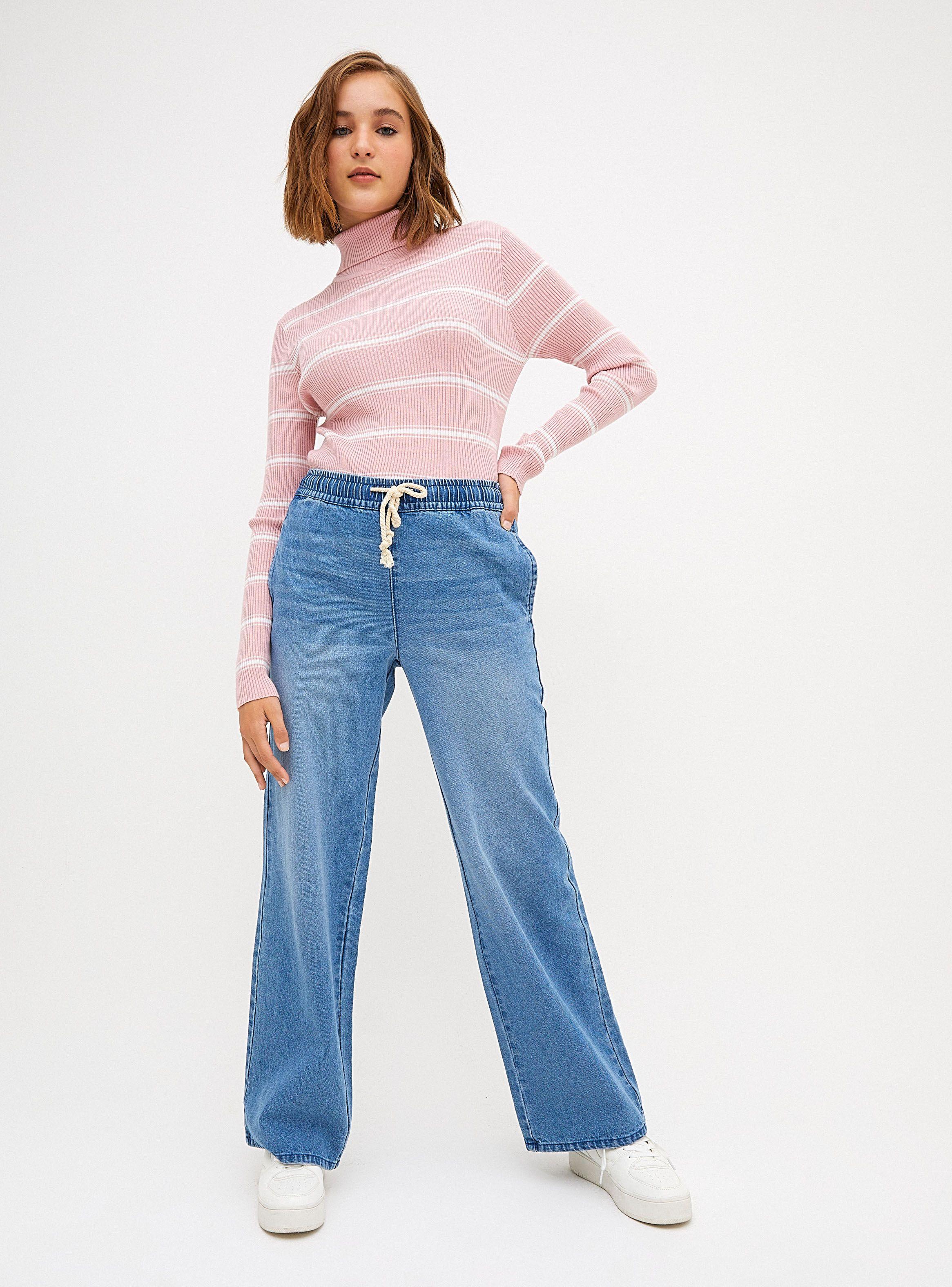 Jeans Con Cordón Amarra Color-3