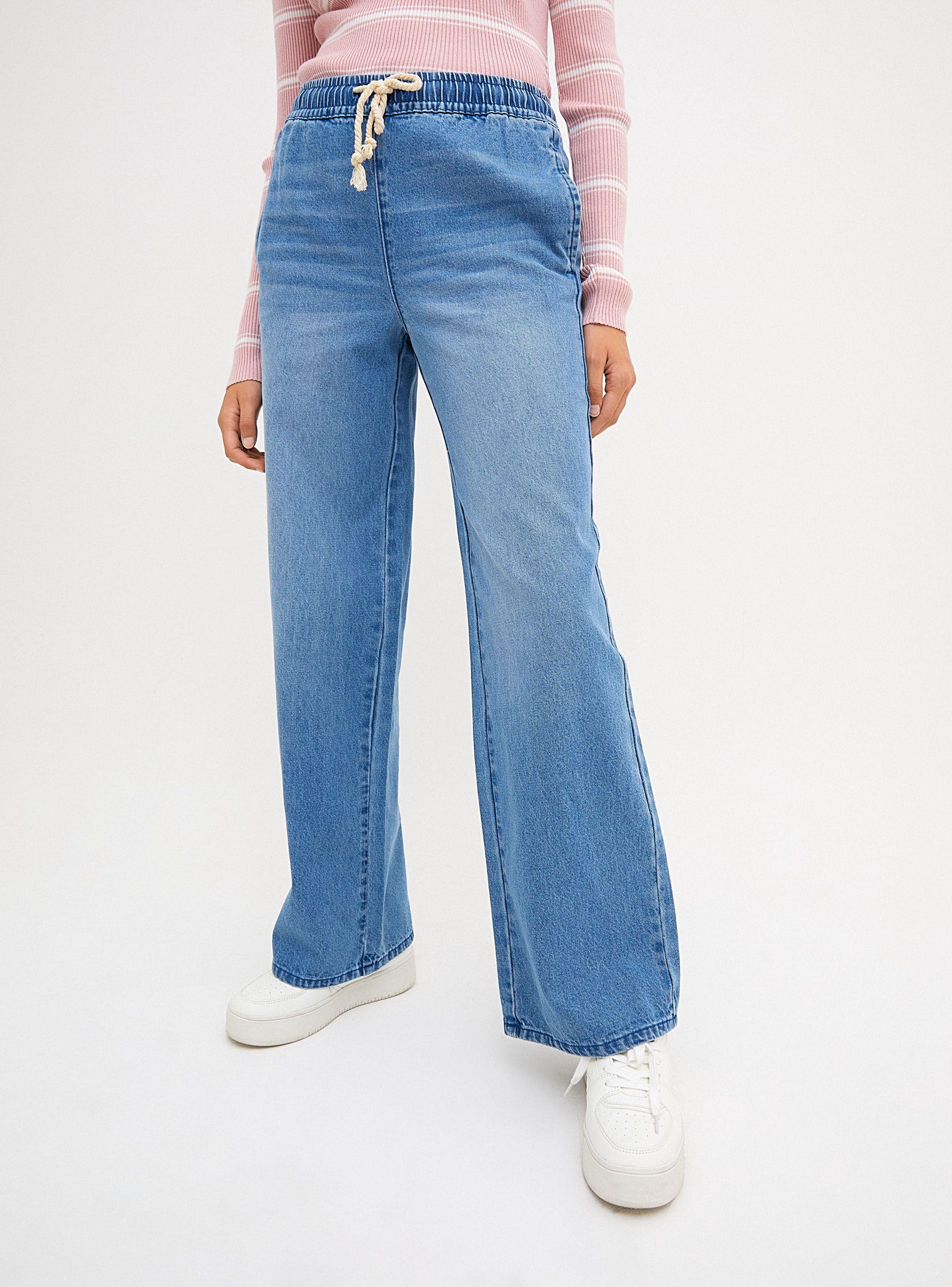 Jeans Con Cordón Amarra Color-0