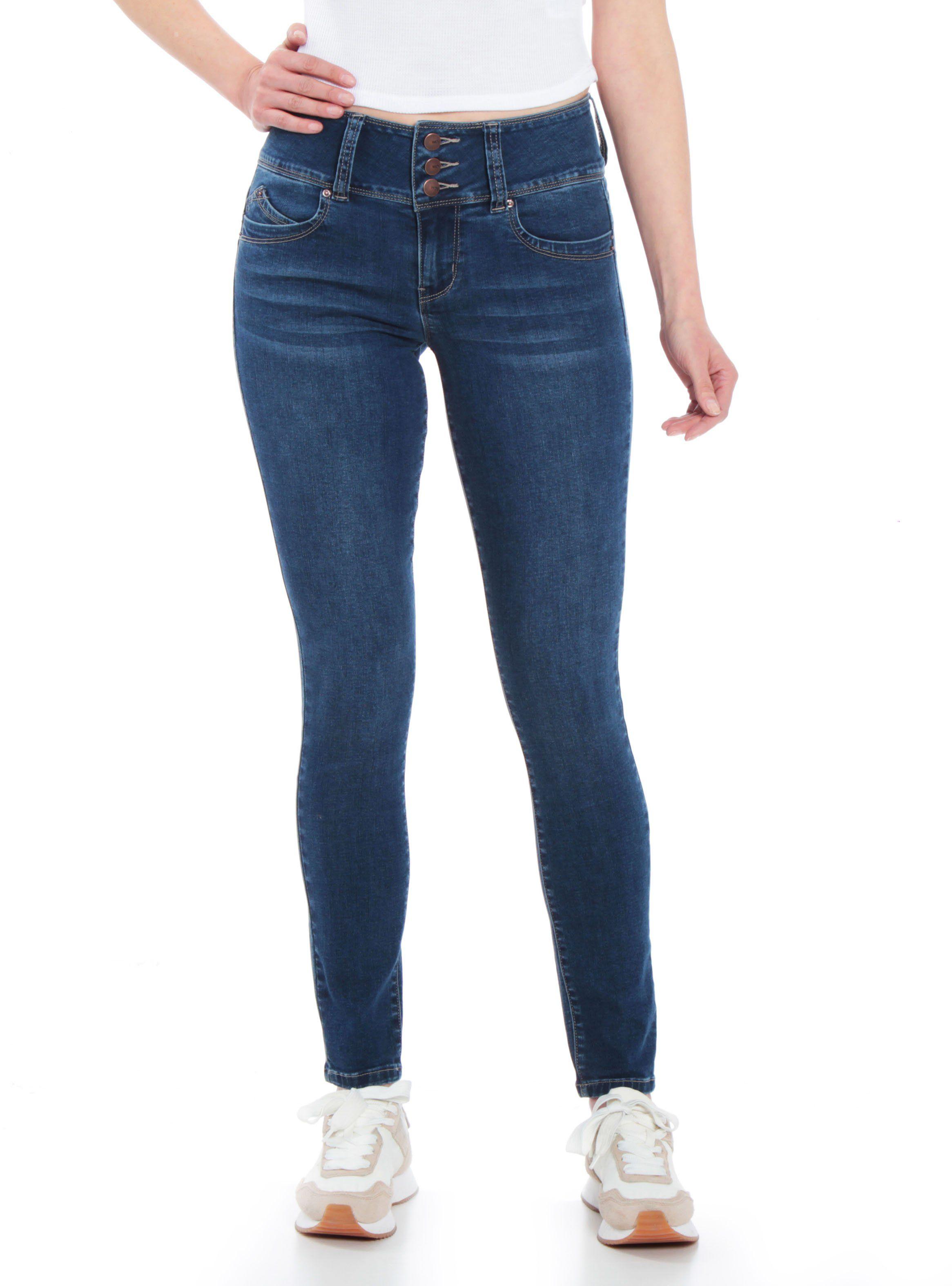Jeans Wados Pitillo con Pretina 3 Botón-0