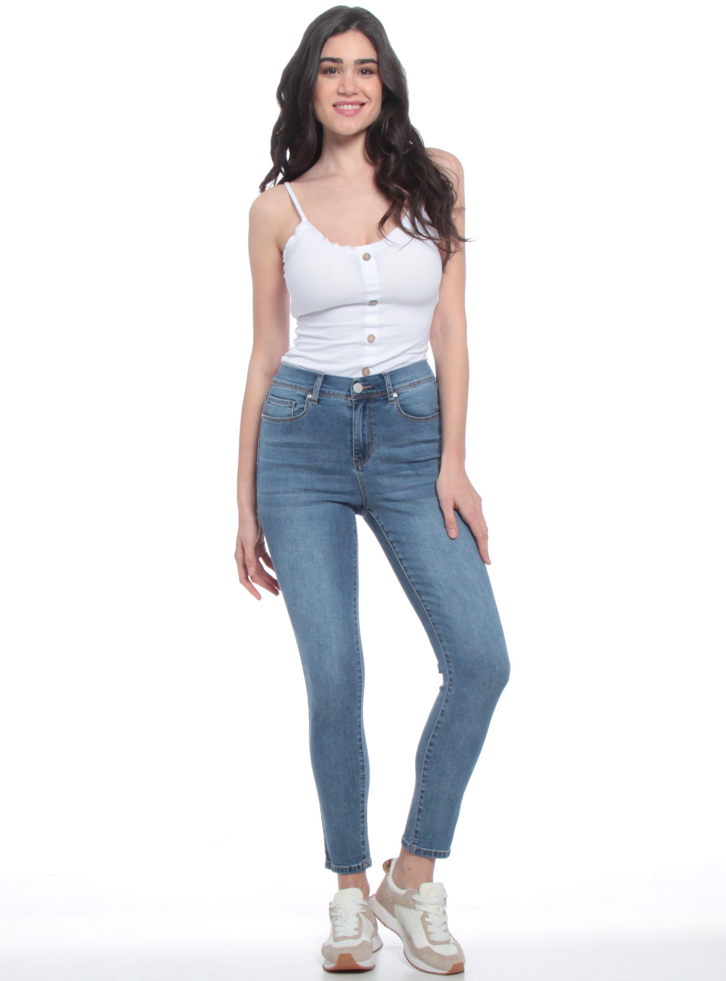 Jeans Wados Skinny Pretina 1 Botón-3