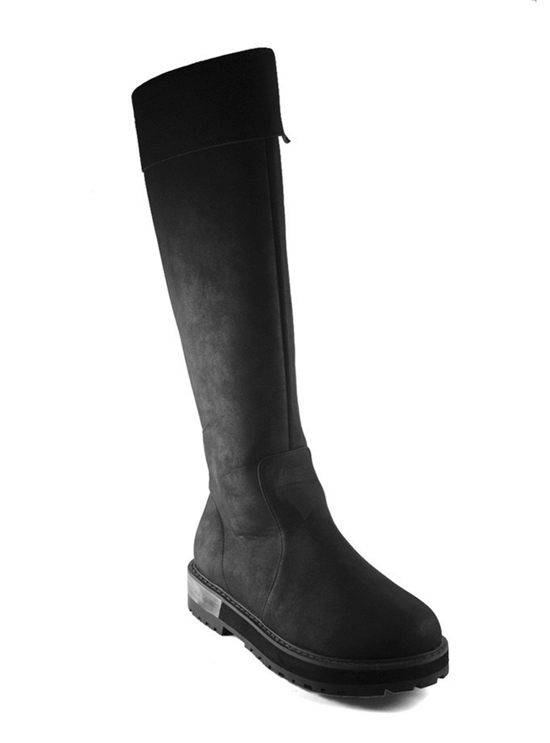 Bota Takones Mujer Columba Negra-2