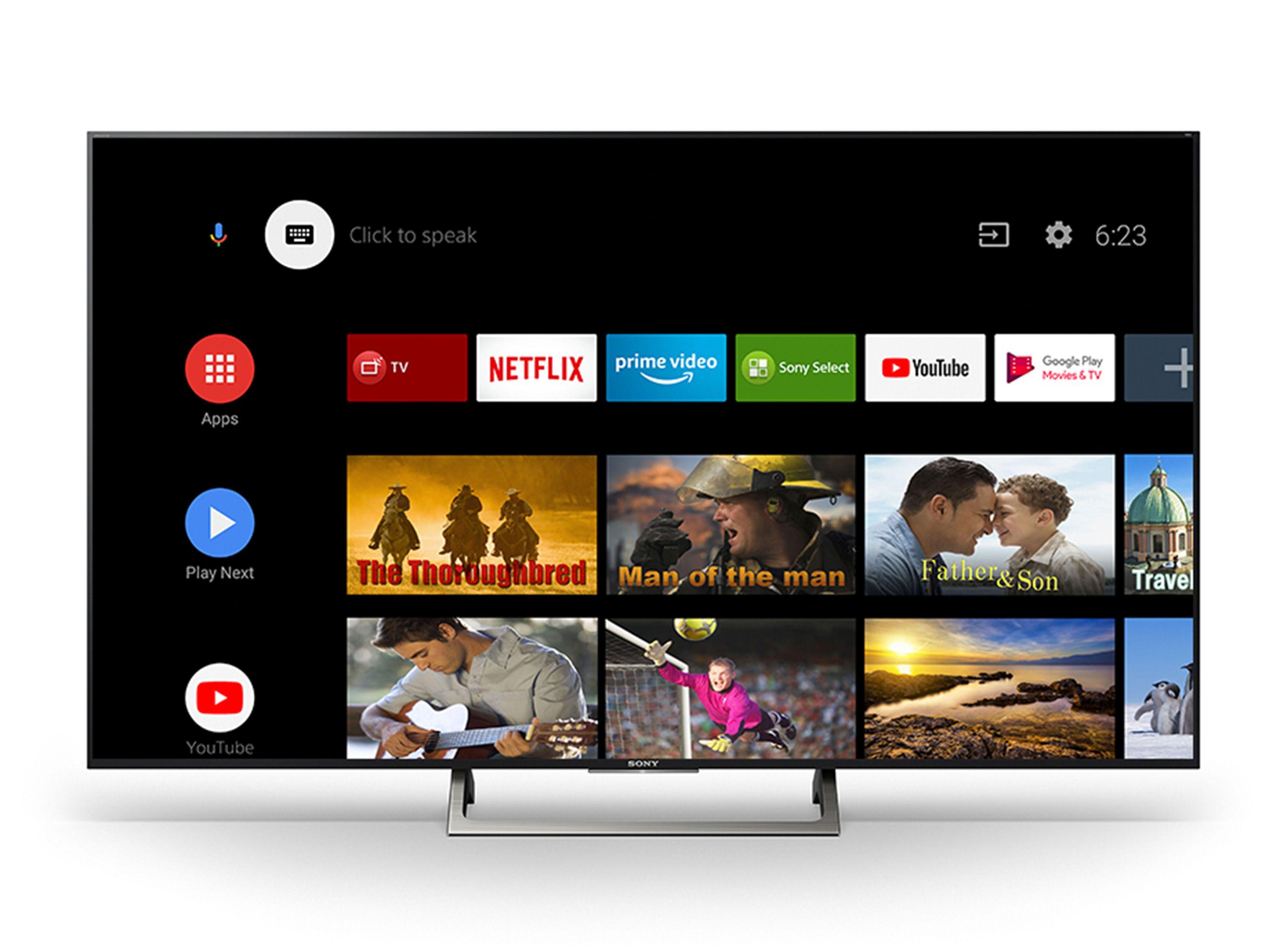 LED Android Smart TV Sony 55" UHD 4K 55X805E-0