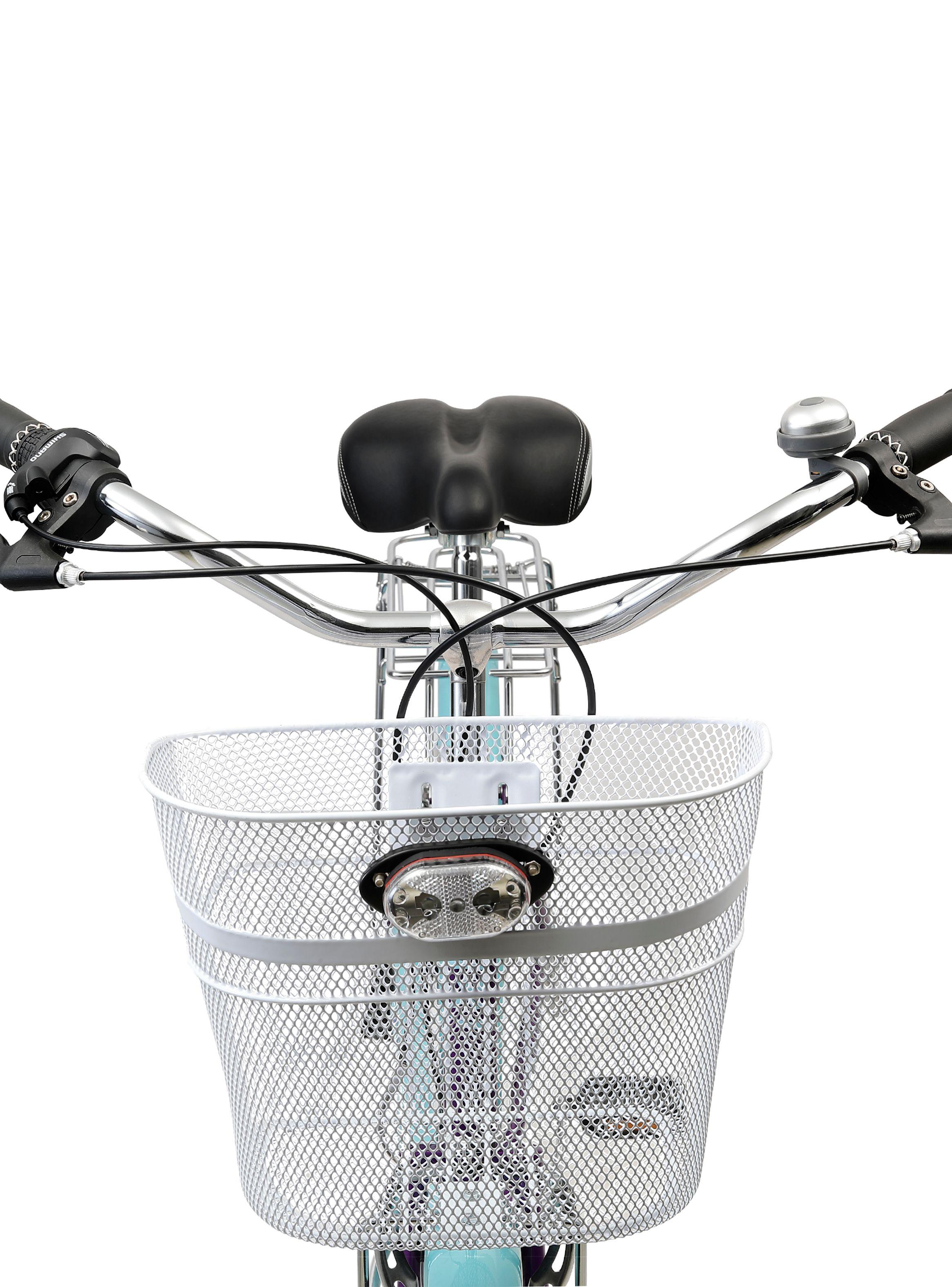 Bicicleta de Paseo Cyclotour Morado con Turquesa Aro 24"-5